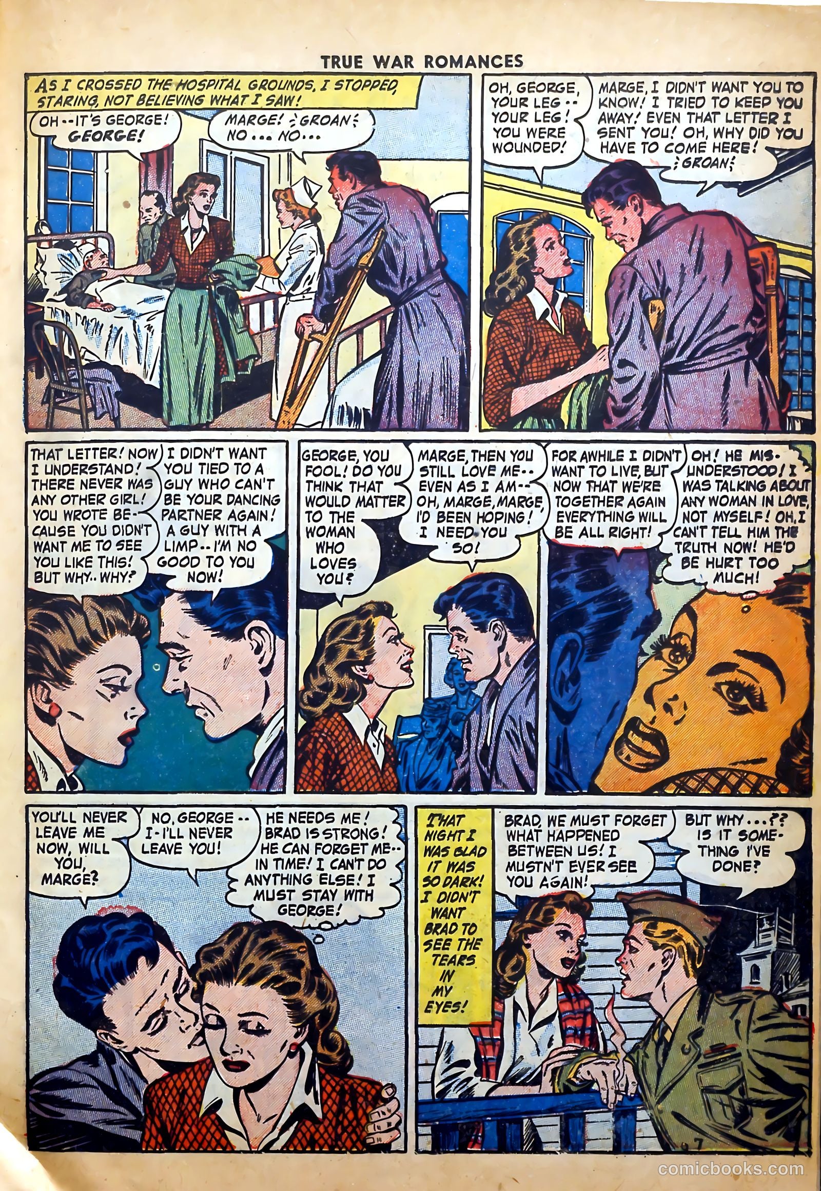 True War Romances #8 (1953) — page 15 of 36