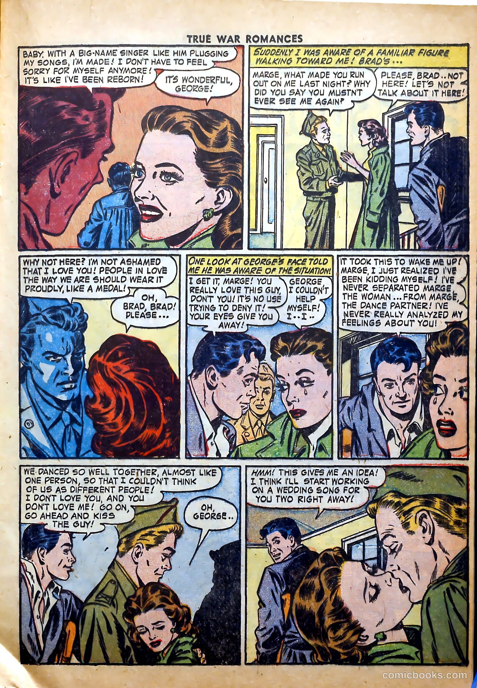 True War Romances #8 (1953) — page 17 of 36