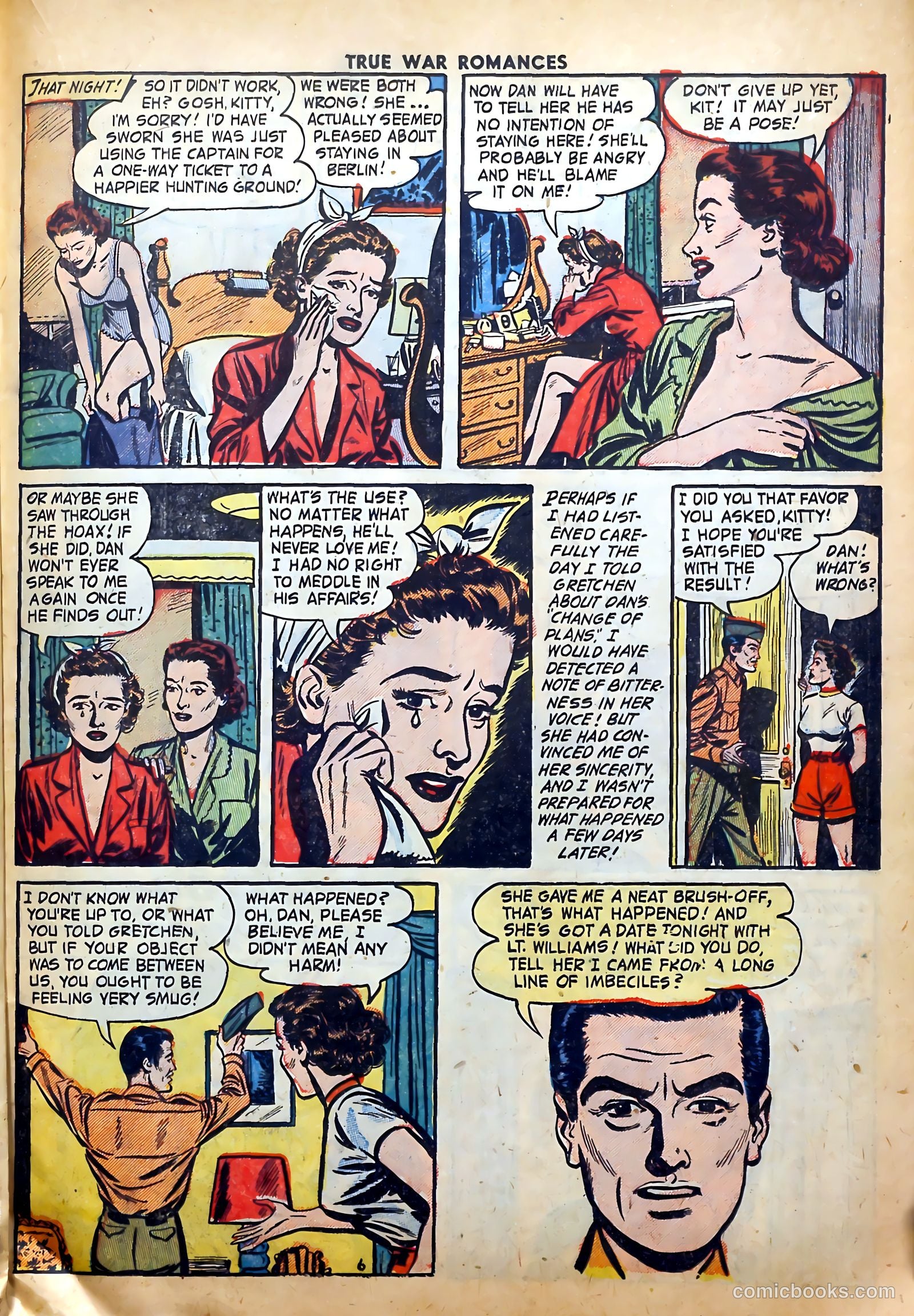 True War Romances #8 (1953) — page 23 of 36
