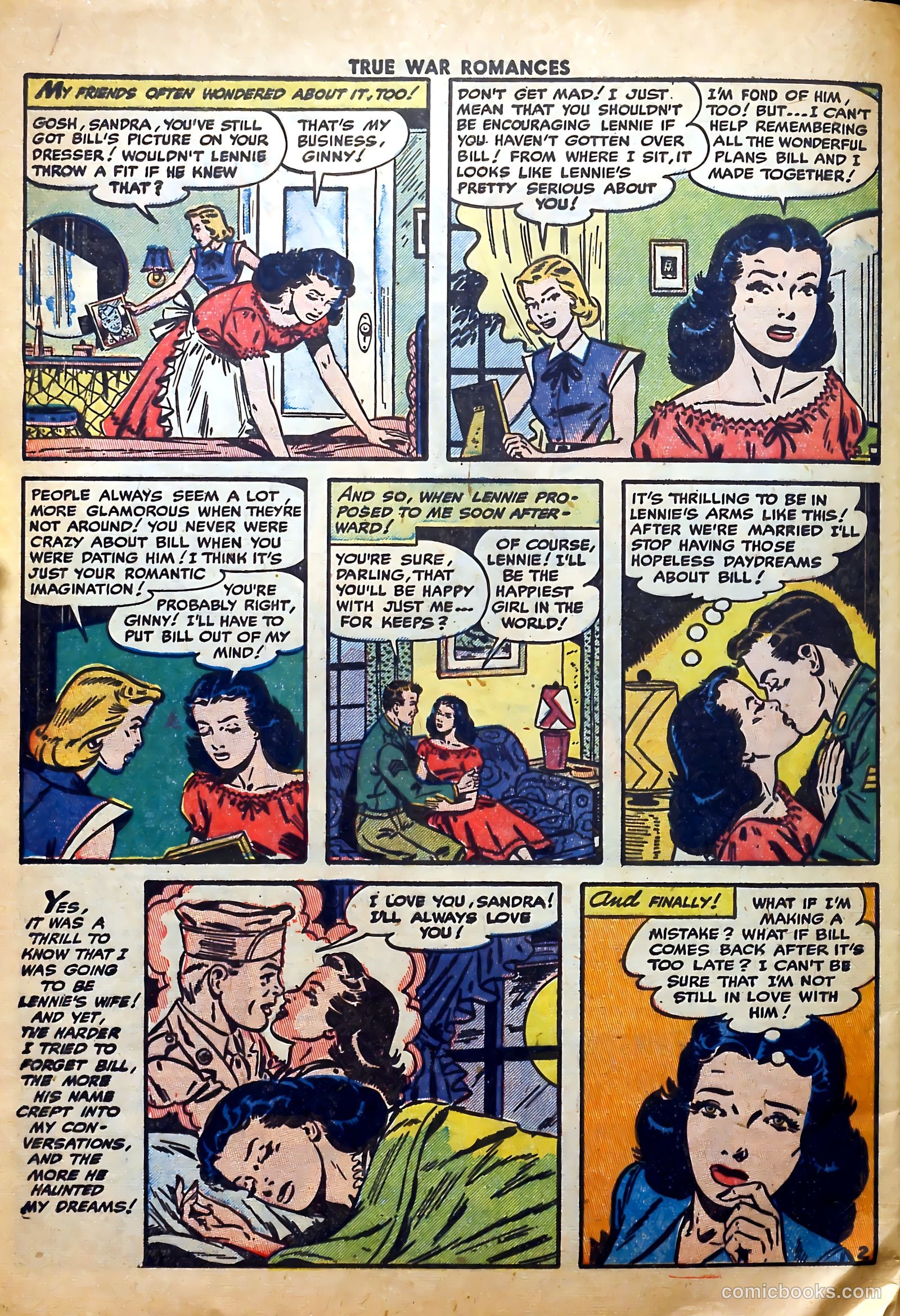 True War Romances #8 (1953) — page 28 of 36