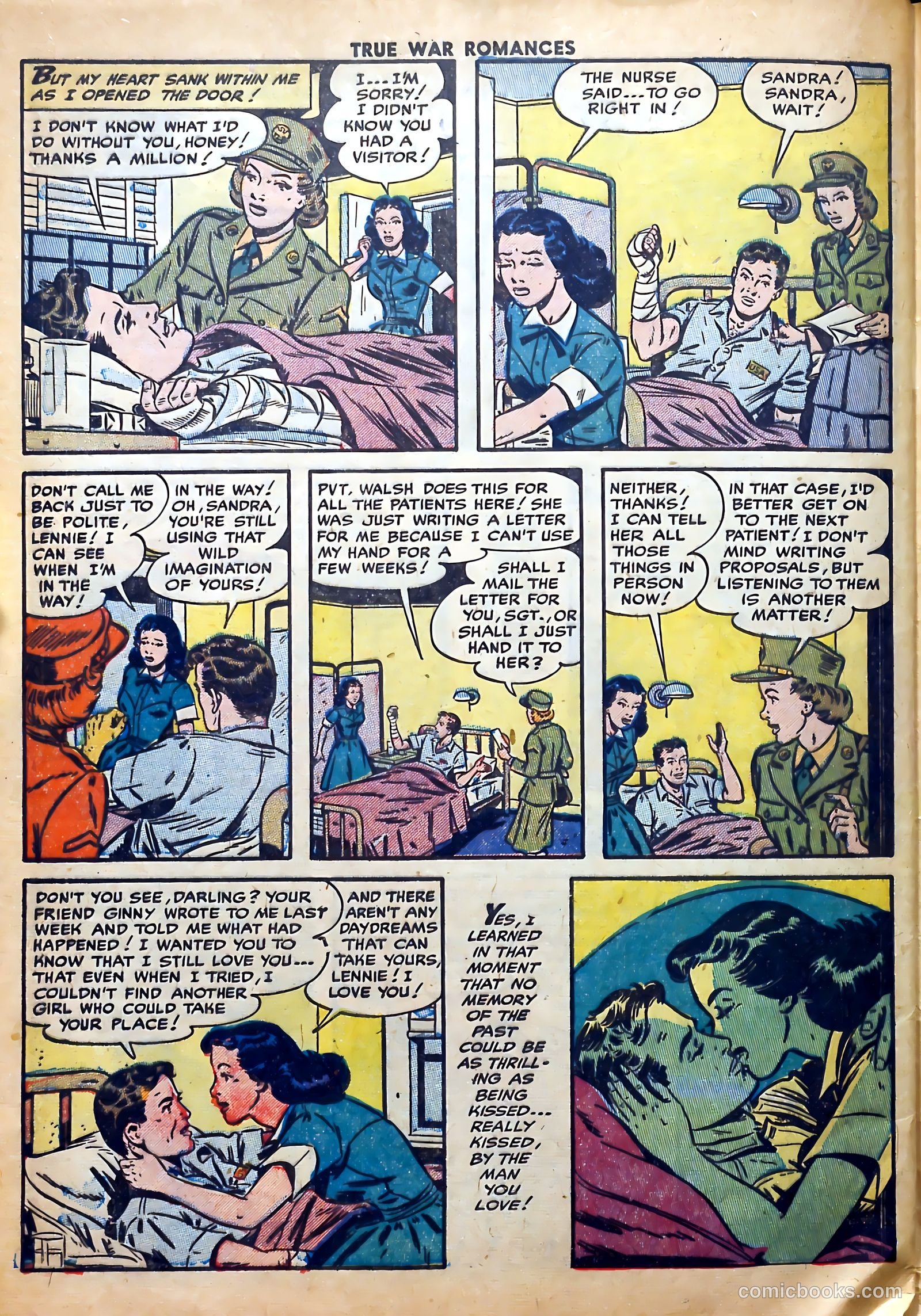 True War Romances #8 (1953) — page 32 of 36