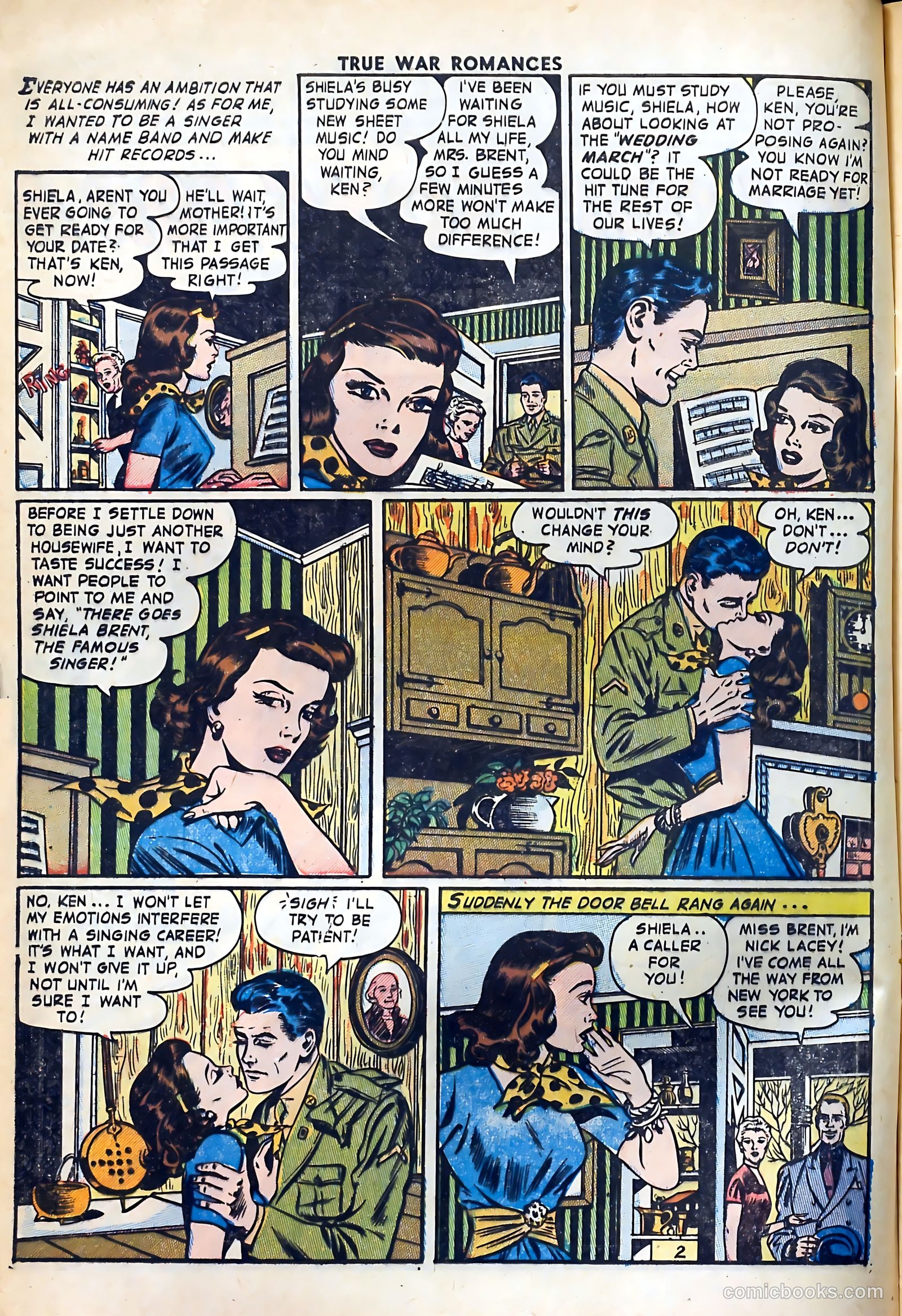 True War Romances #9 (1953) — page 4 of 36