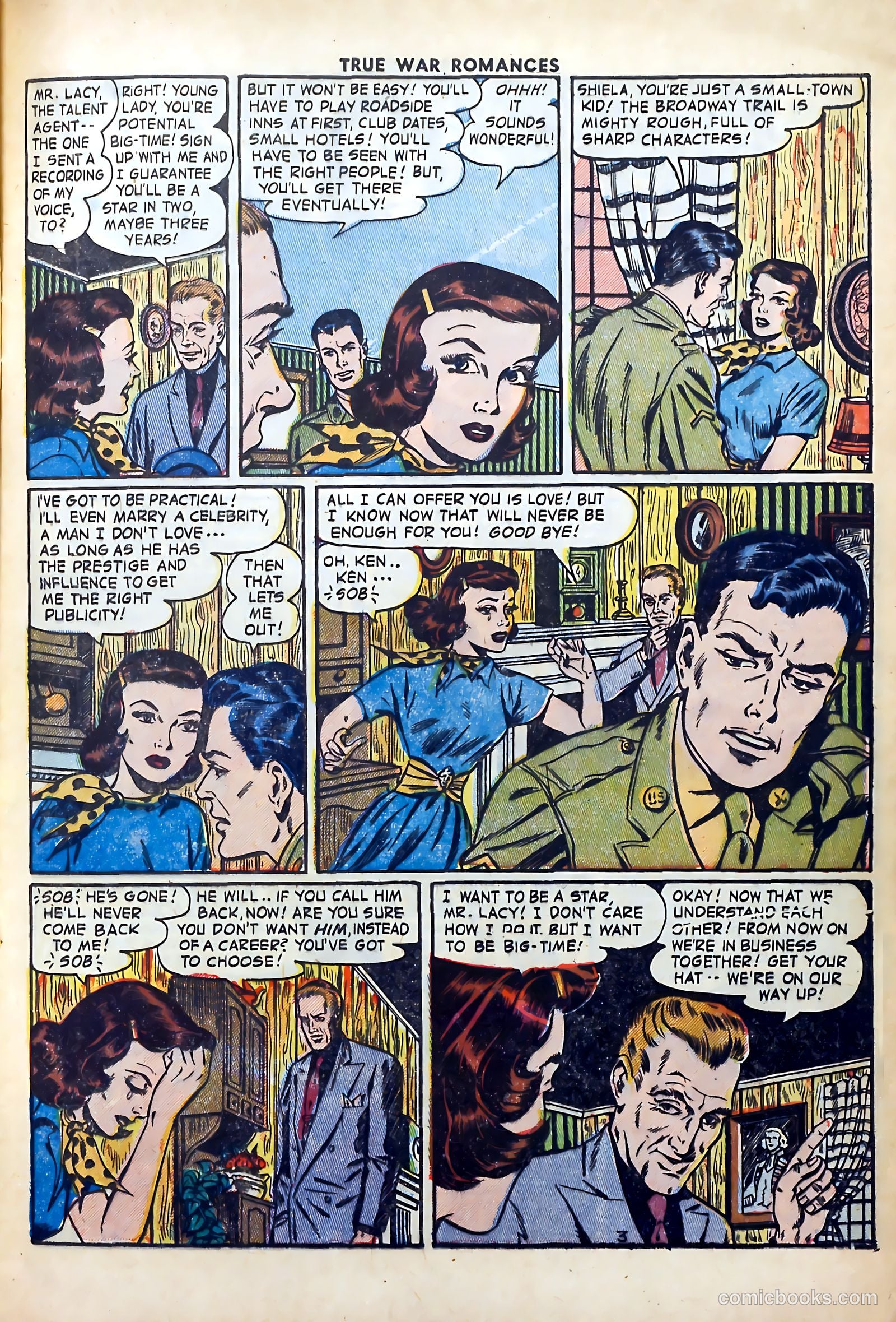 True War Romances #9 (1953) — page 5 of 36