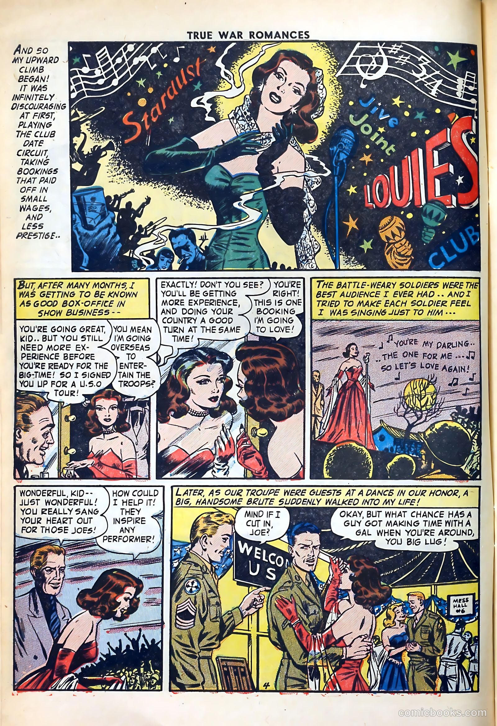 True War Romances #9 (1953) — page 6 of 36