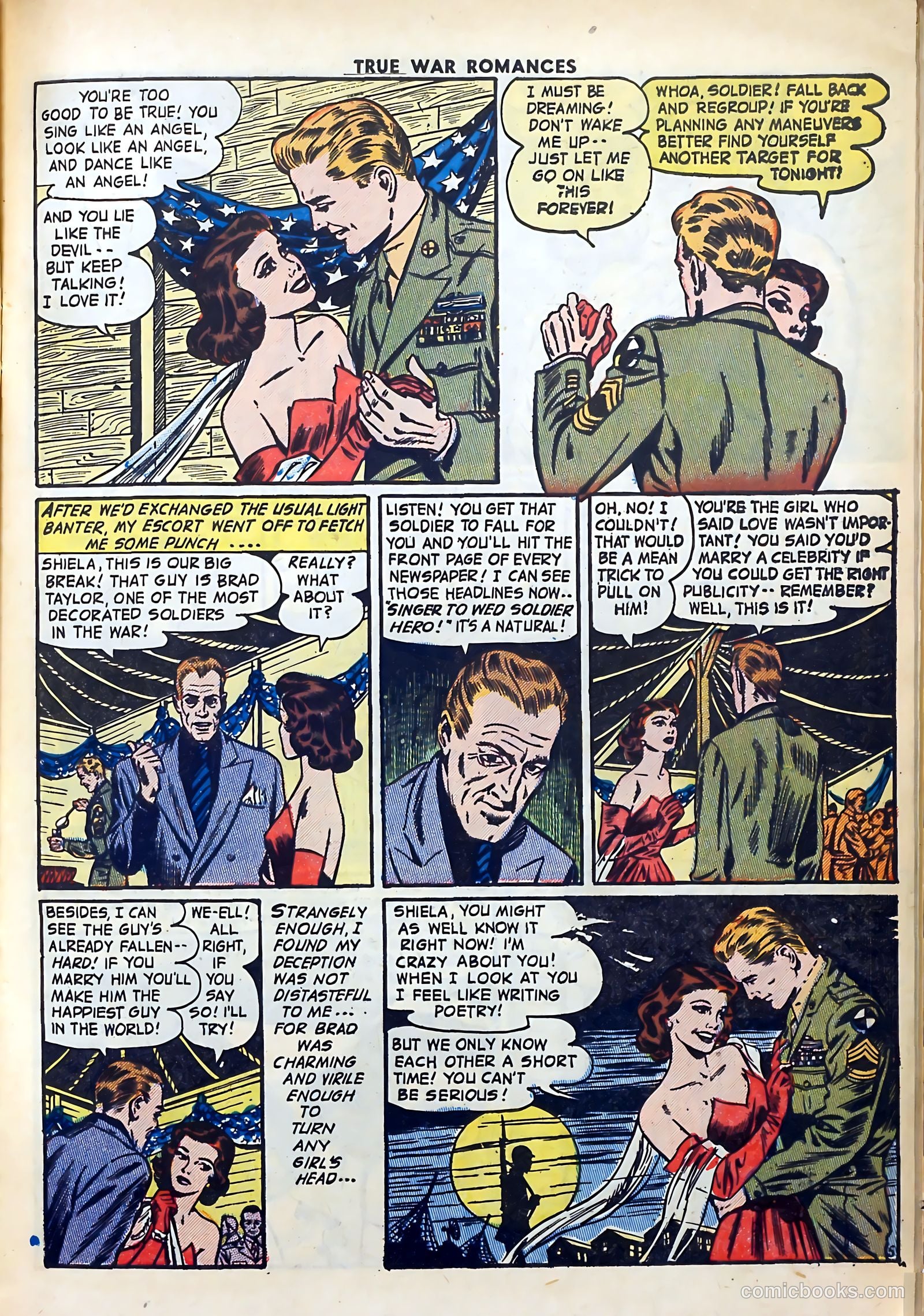 True War Romances #9 (1953) — page 7 of 36