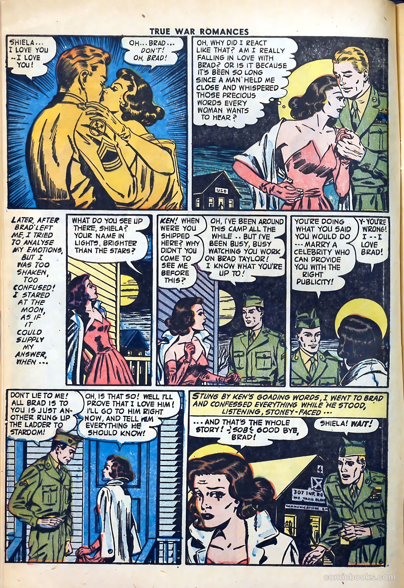 True War Romances #9 (1953) — page 8 of 36