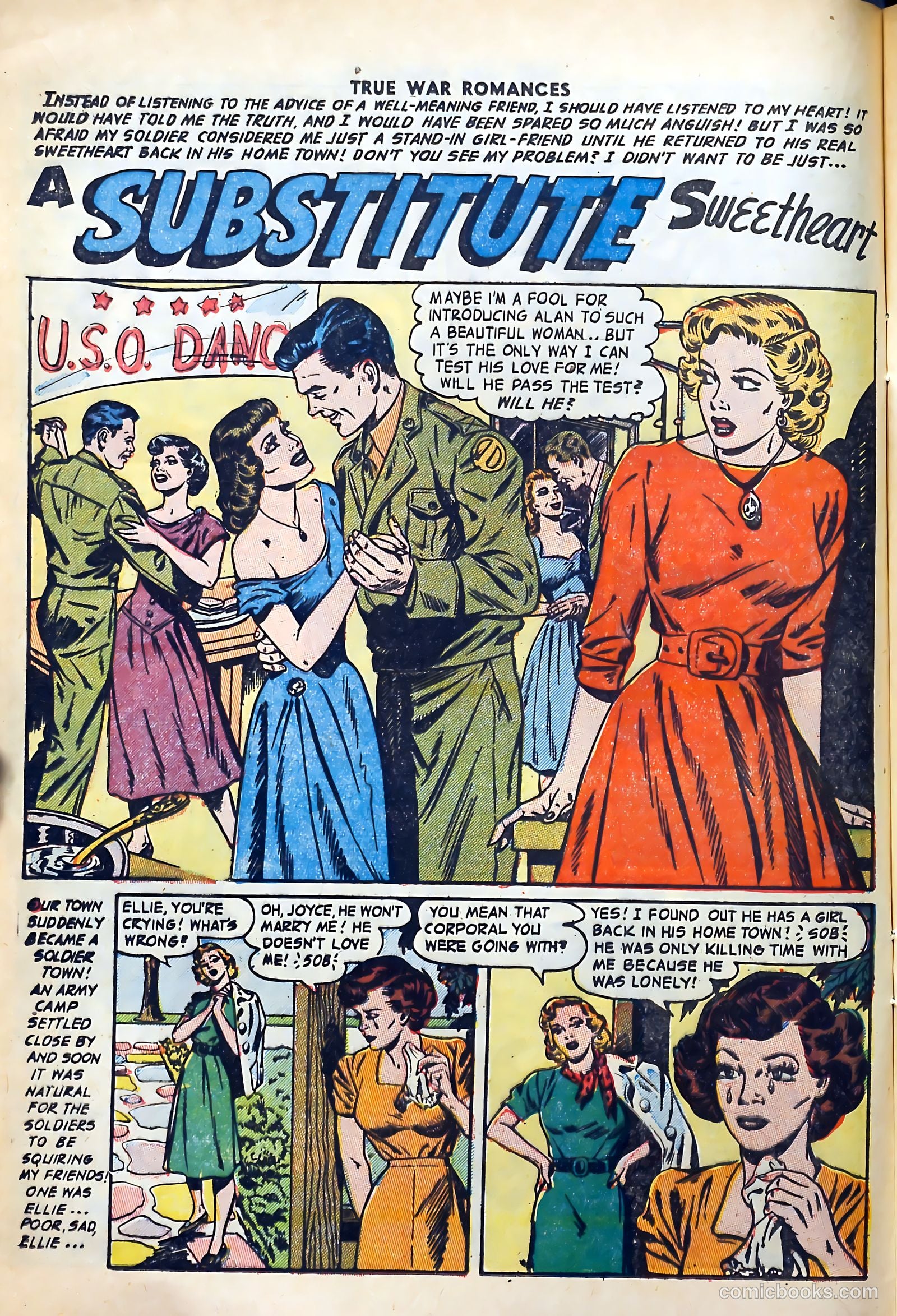 True War Romances #9 (1953) — page 12 of 36