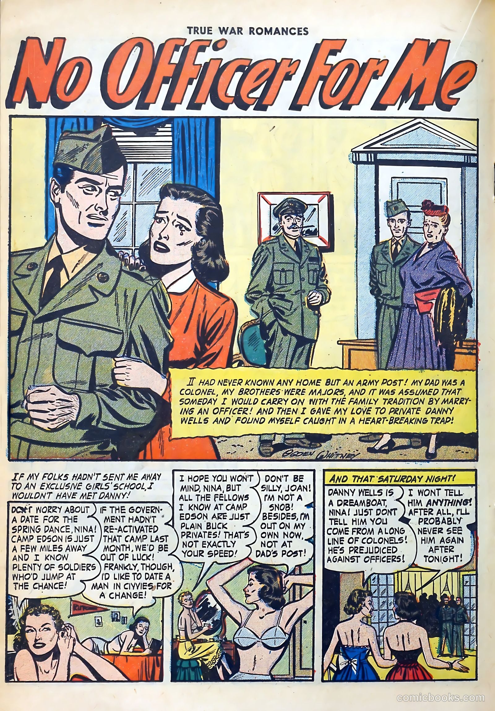 True War Romances #9 (1953) — page 18 of 36