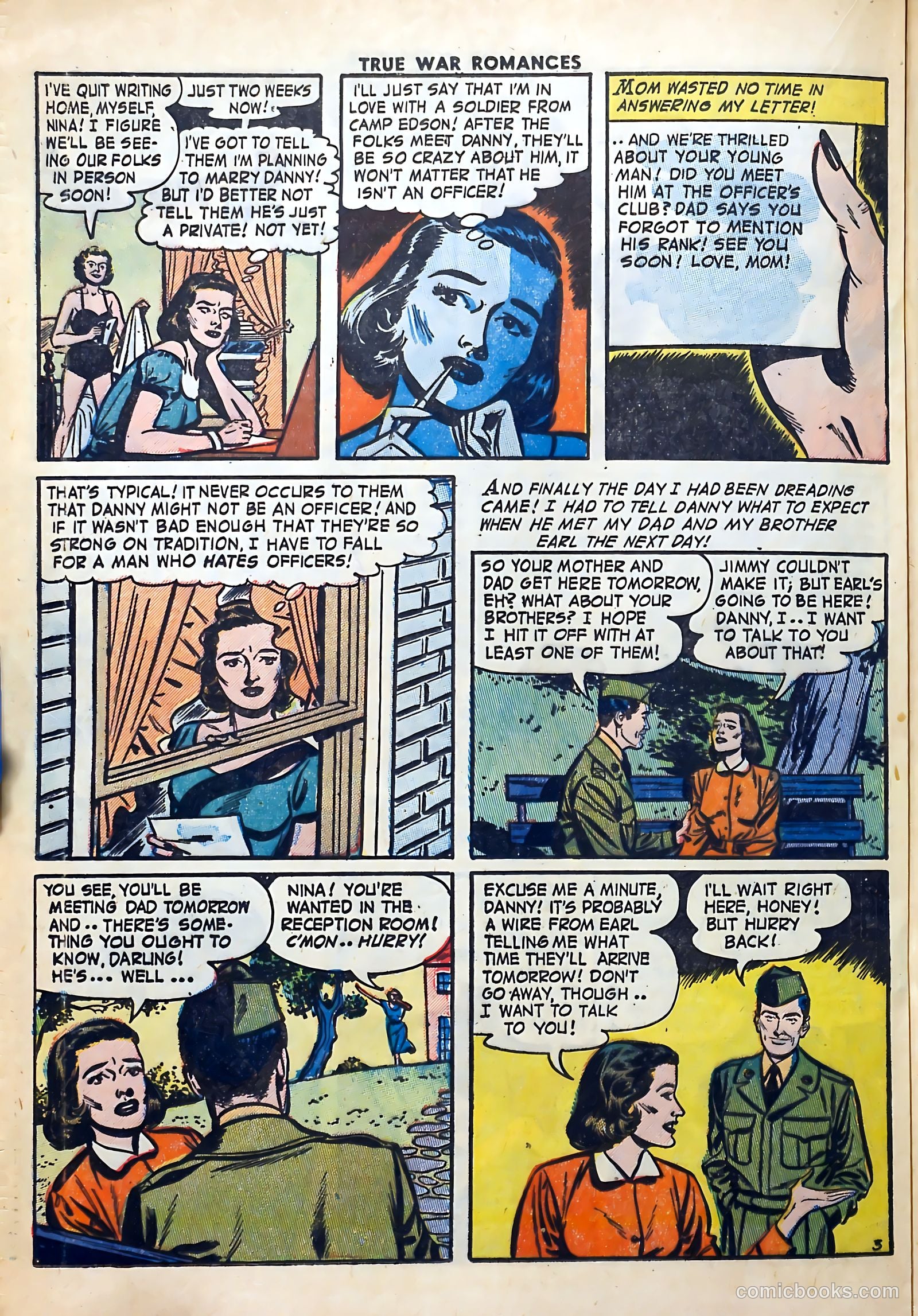 True War Romances #9 (1953) — page 20 of 36