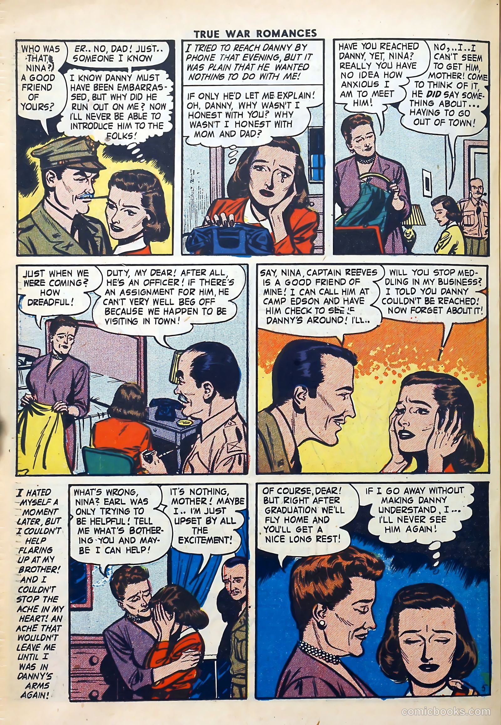 True War Romances #9 (1953) — page 22 of 36
