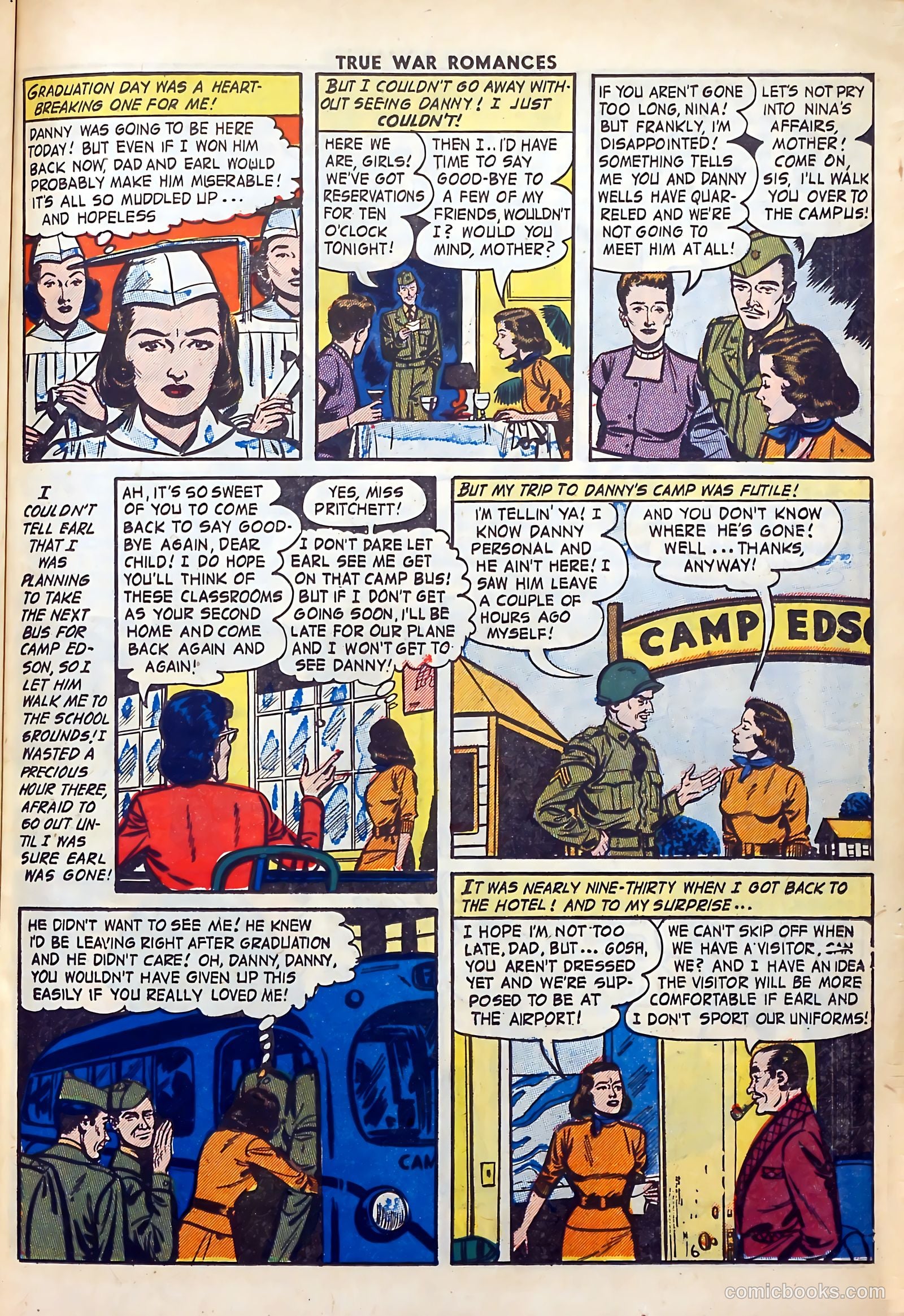 True War Romances #9 (1953) — page 23 of 36