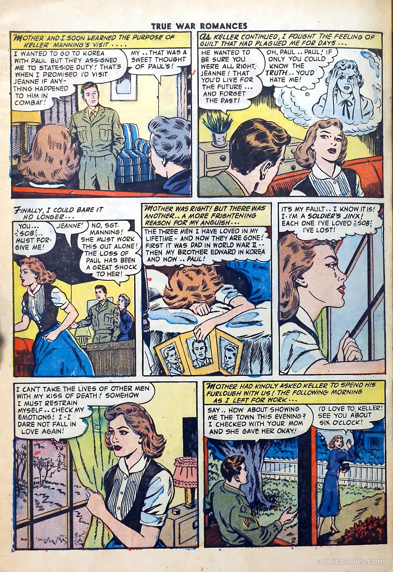 True War Romances #9 (1953) — page 28 of 36