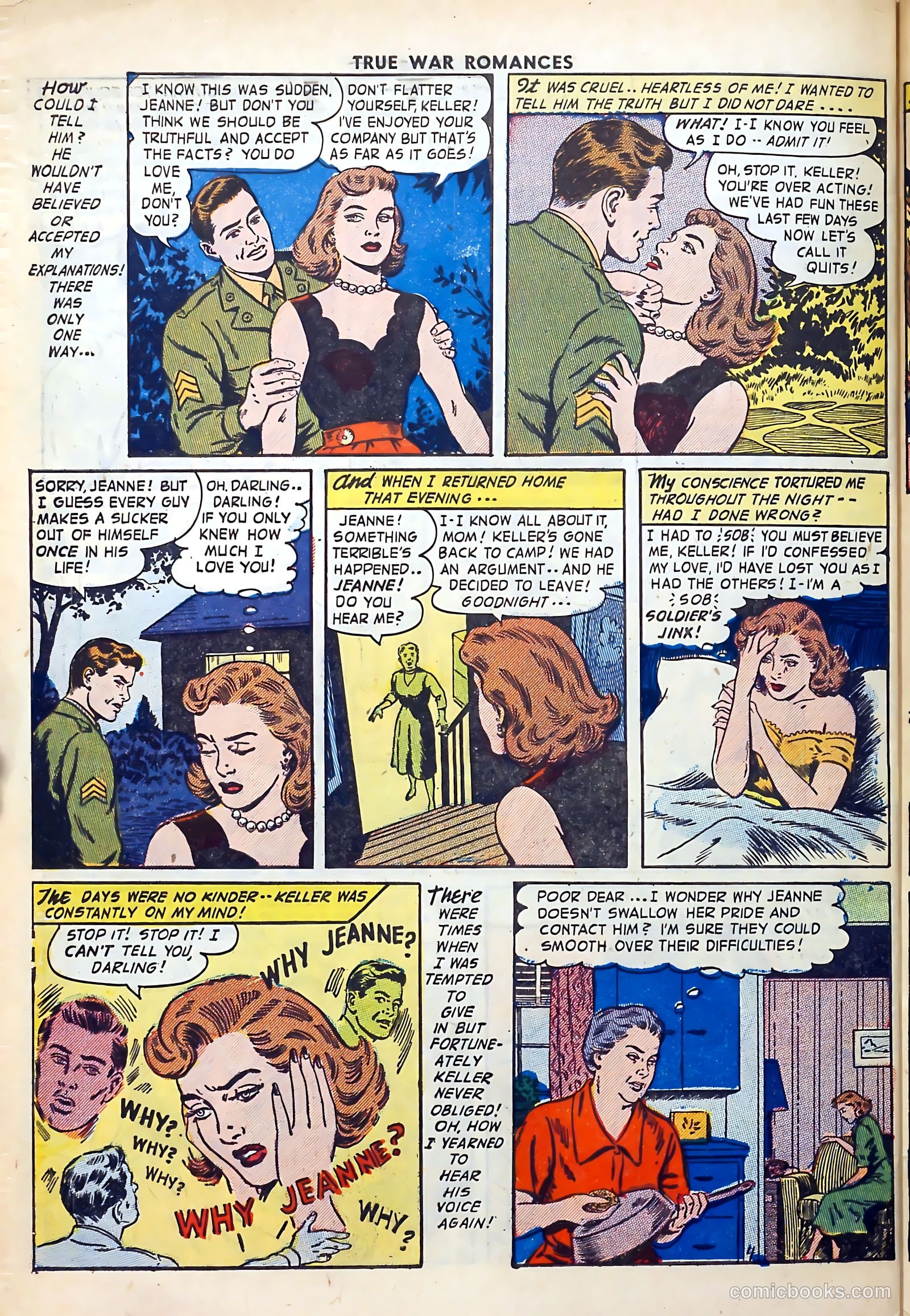 True War Romances #9 (1953) — page 30 of 36