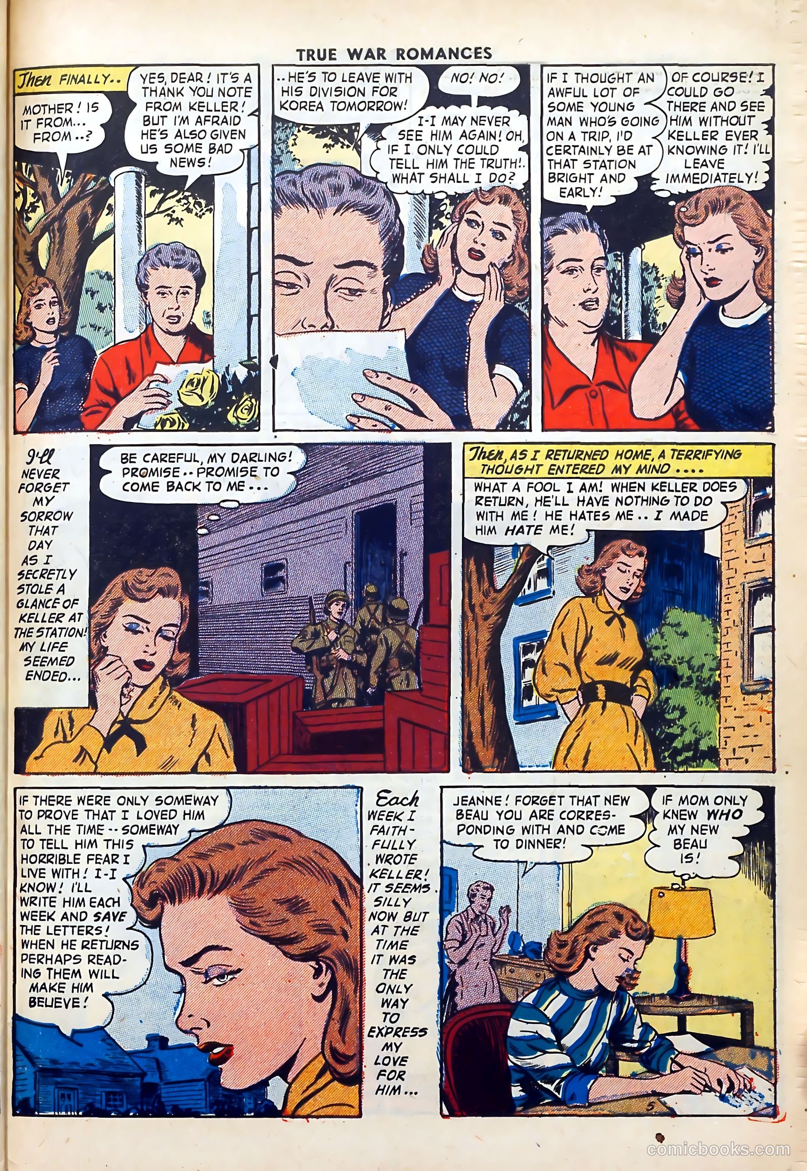 True War Romances #9 (1953) — page 31 of 36