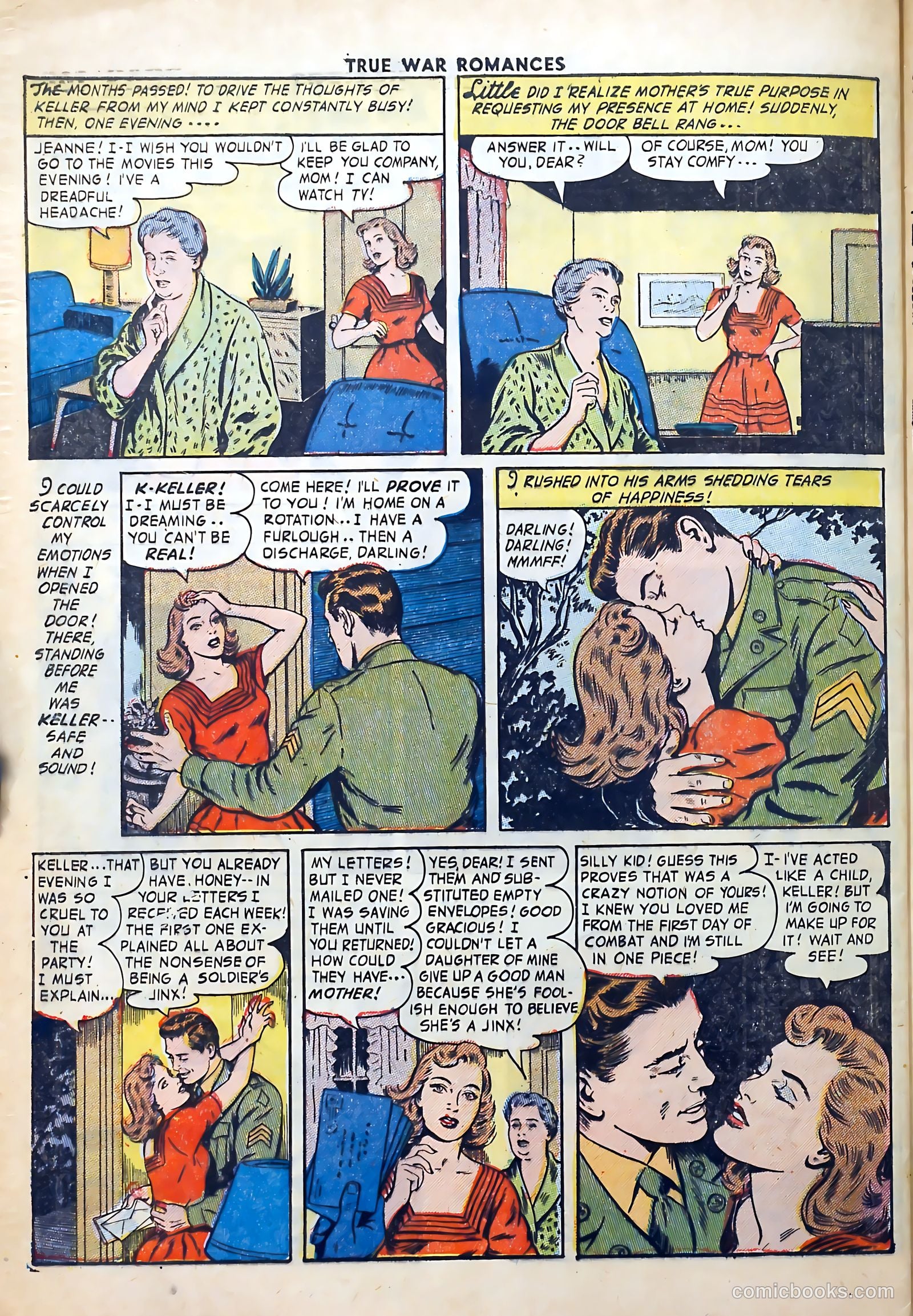 True War Romances #9 (1953) — page 32 of 36