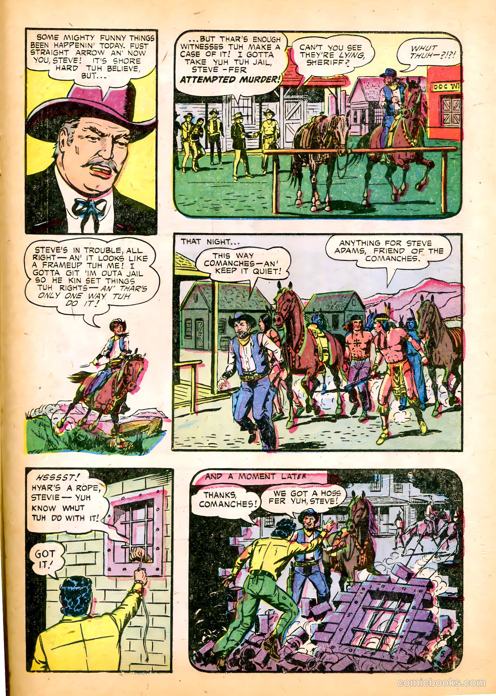 Best of the West #7 (1953) — page 23 of 36