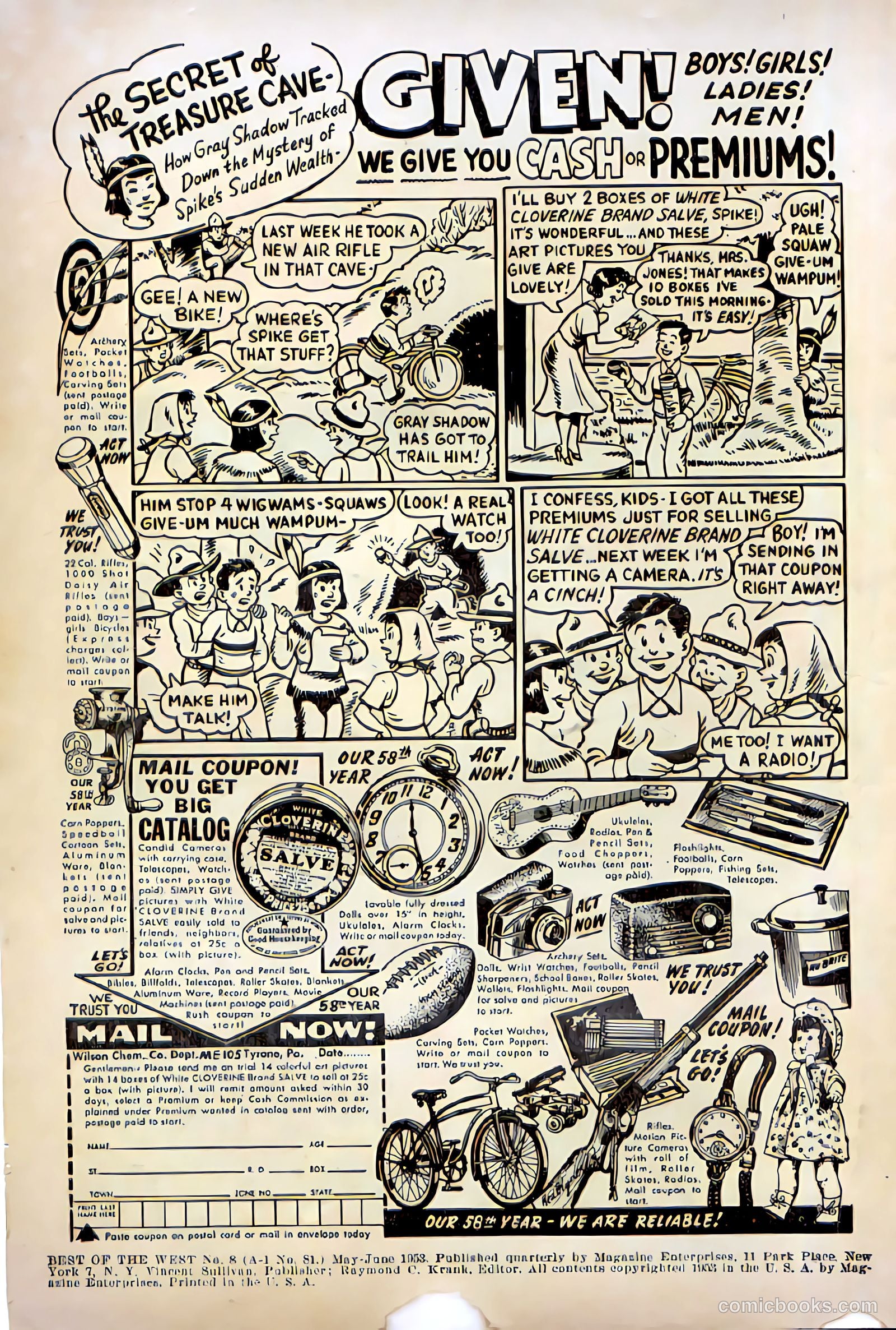 Best of the West #8 (1958) — page 2 of 36