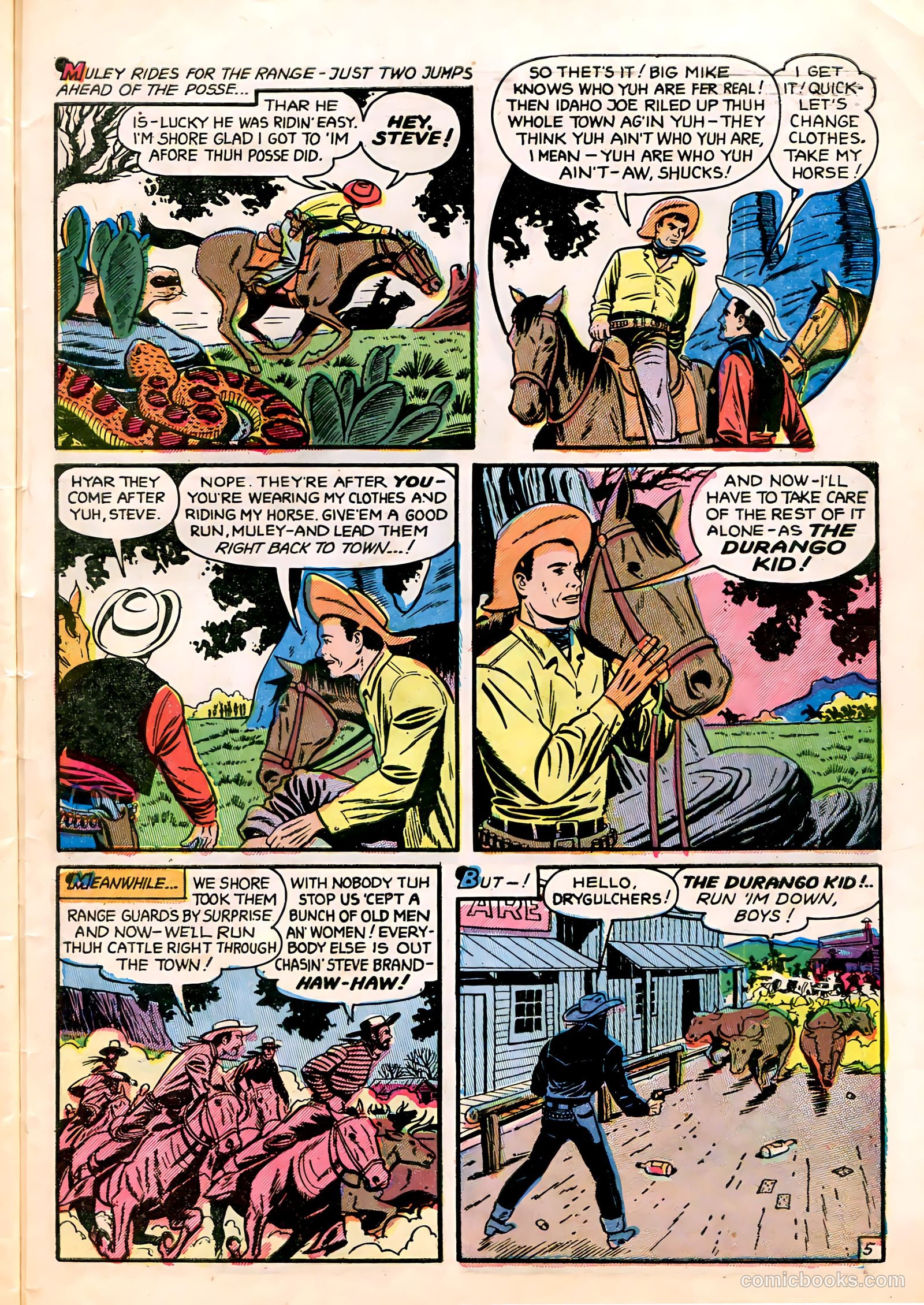 Best of the West #8 (1958) — page 31 of 36