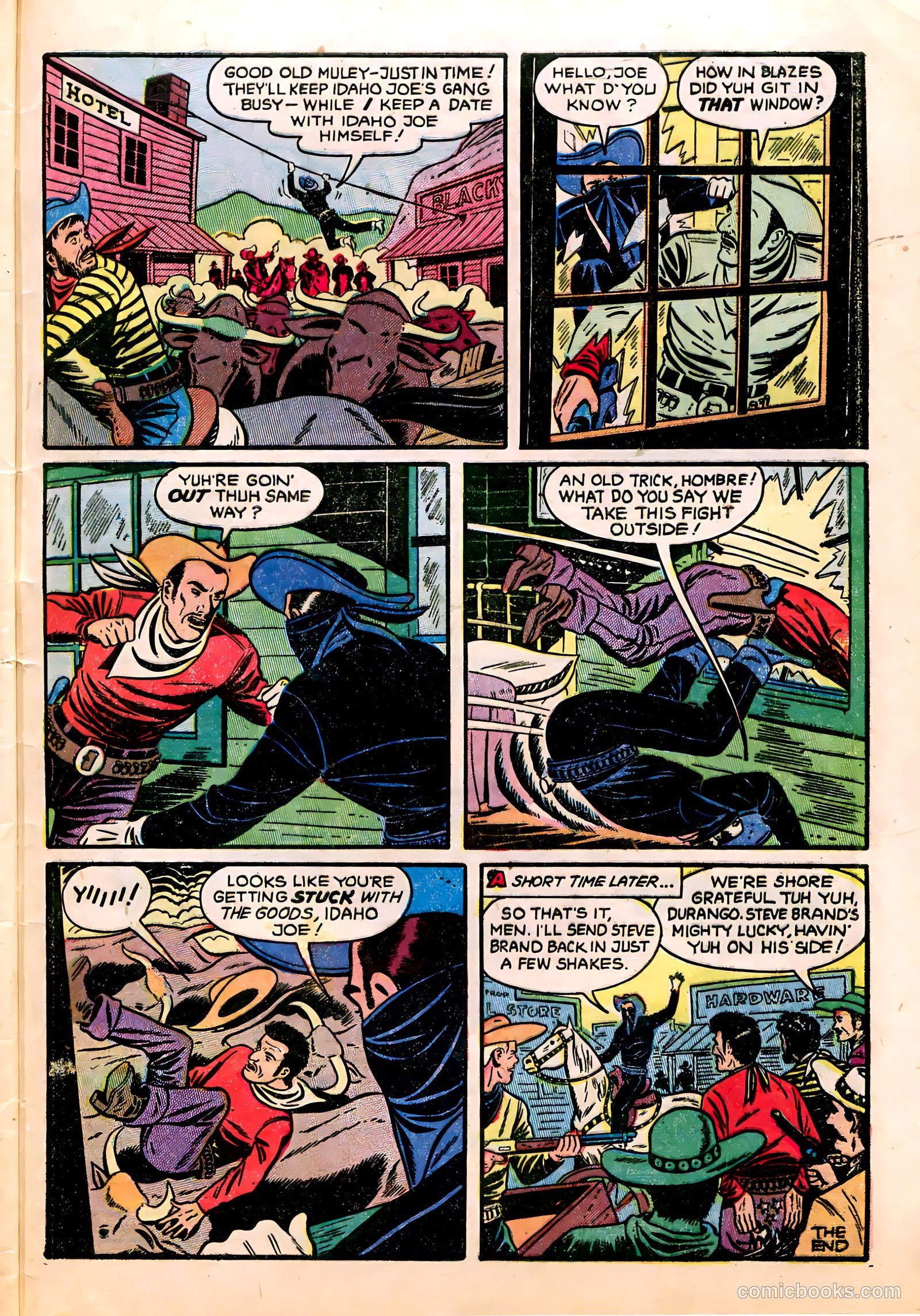 Best of the West #8 (1958) — page 33 of 36