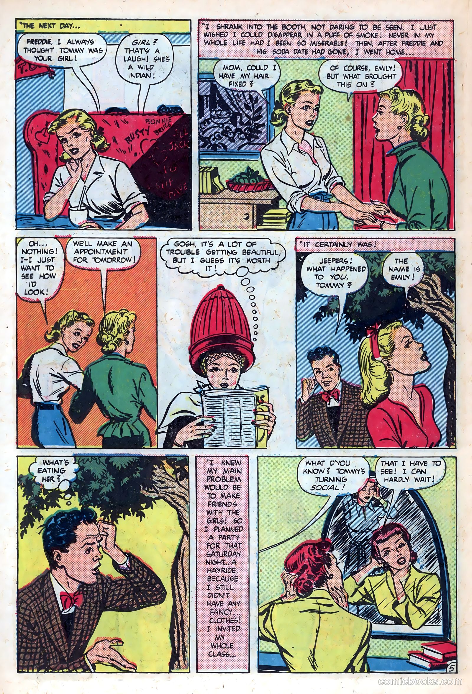 Best Romance #5 (1952) — page 22 of 36