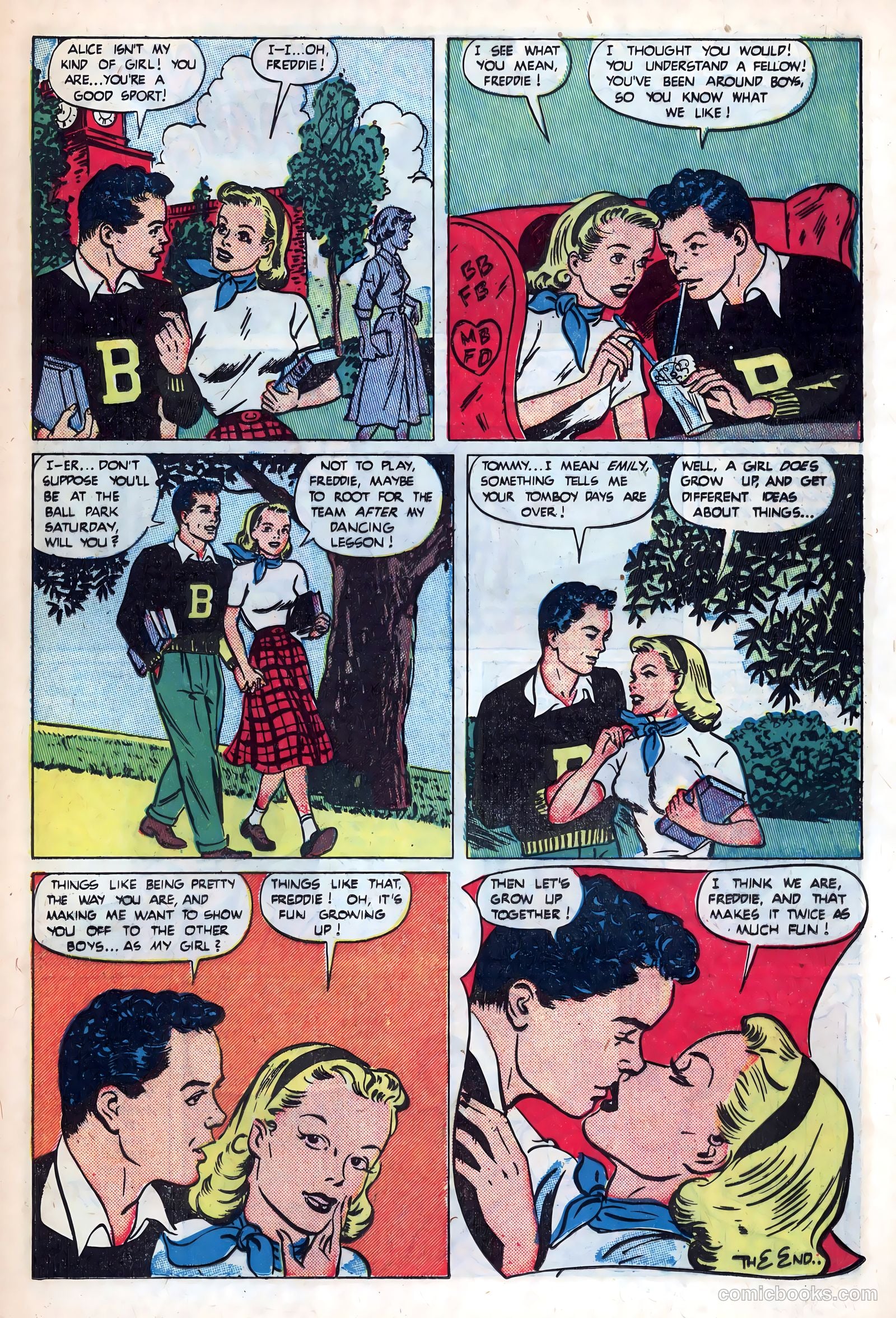 Best Romance #5 (1952) — page 25 of 36