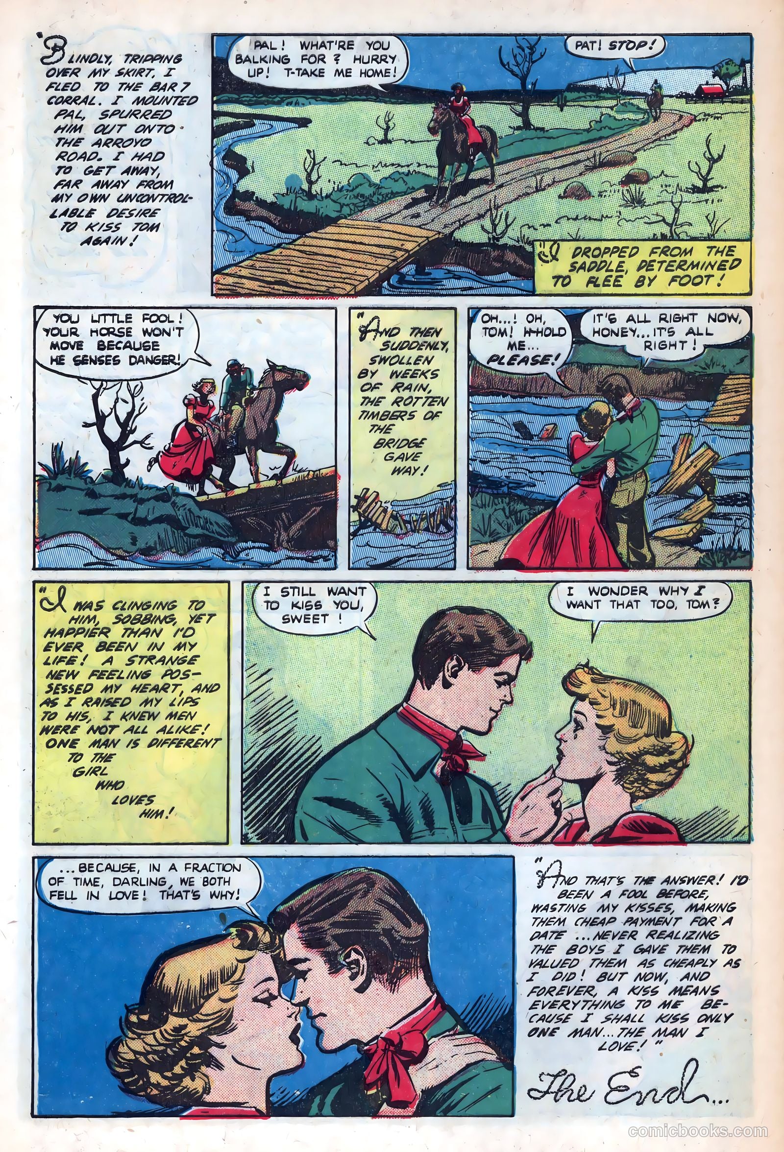 Best Romance #5 (1952) — page 28 of 36