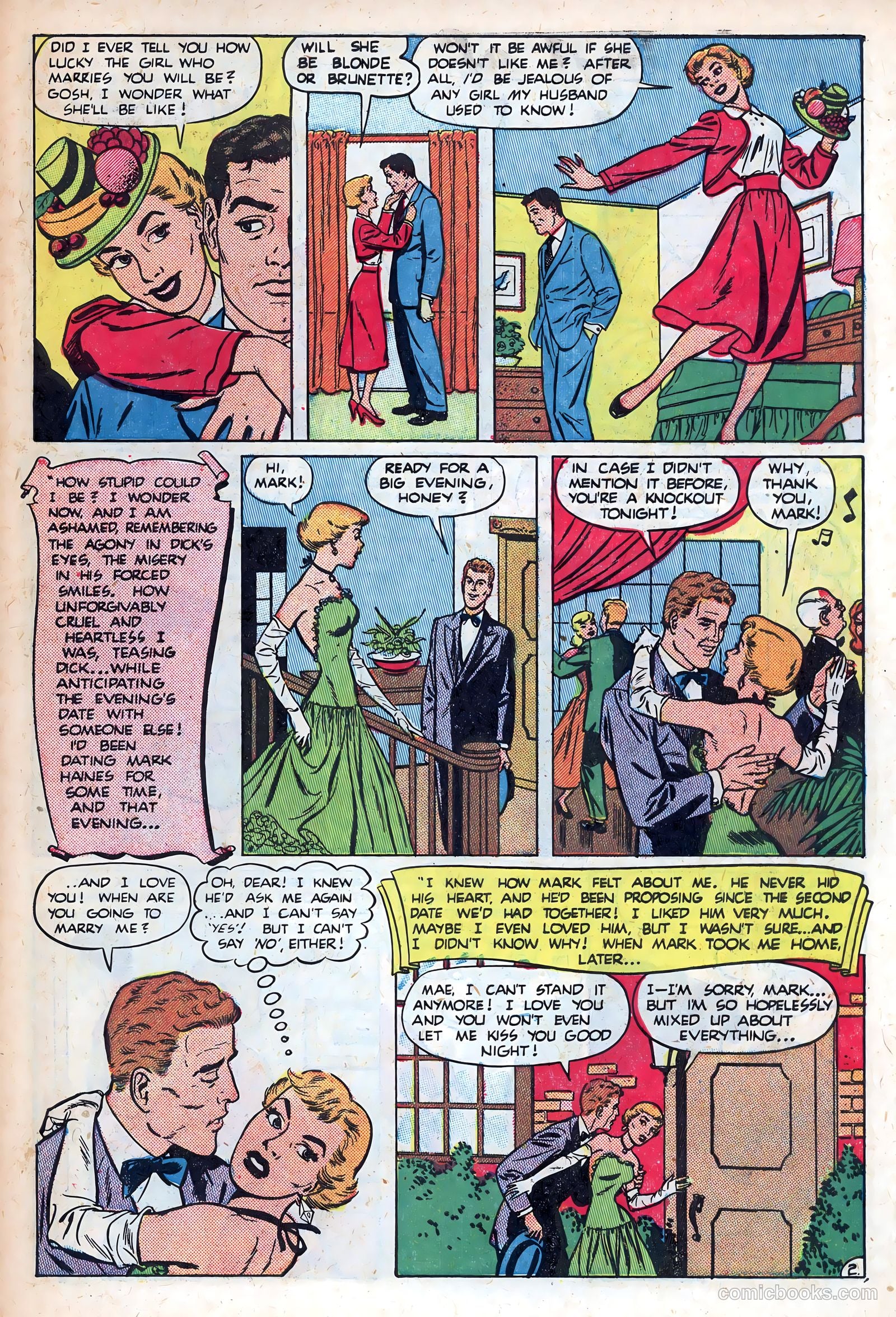 Best Romance #5 (1952) — page 31 of 36