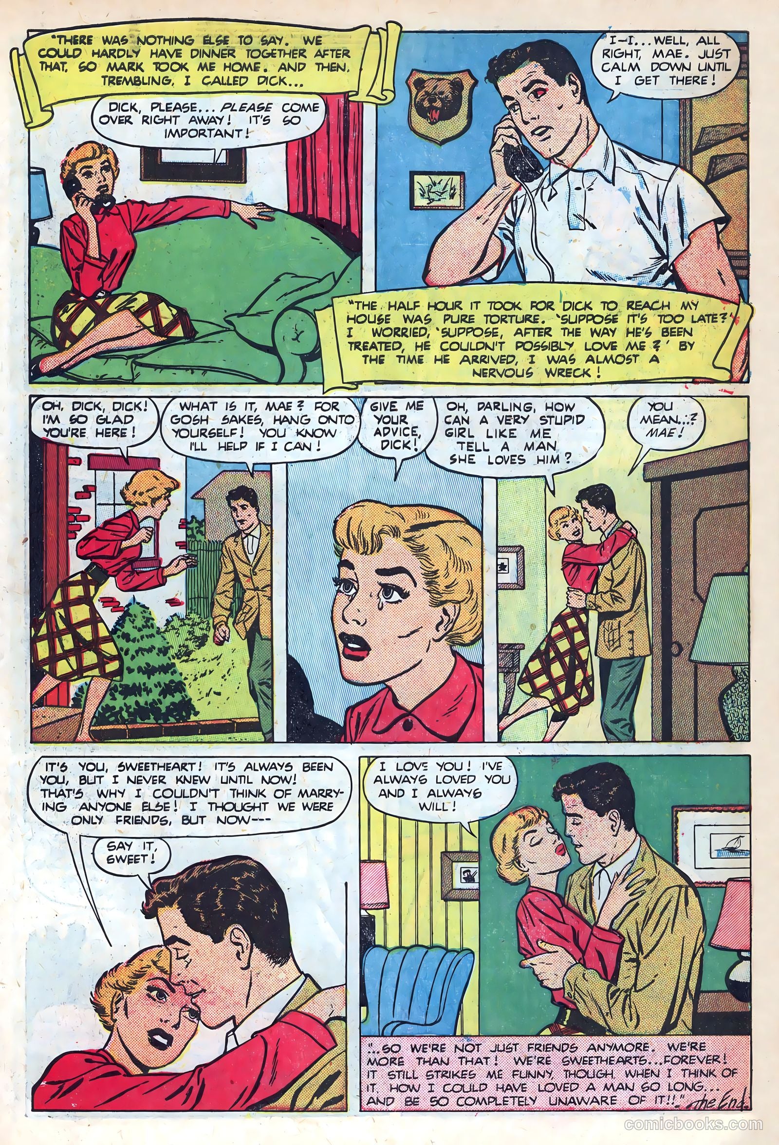 Best Romance #5 (1952) — page 34 of 36