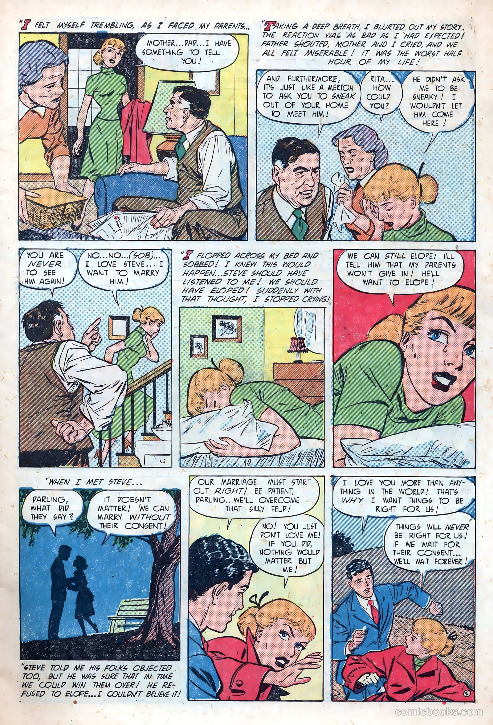 Best Romance #6 (1952) — page 6 of 36