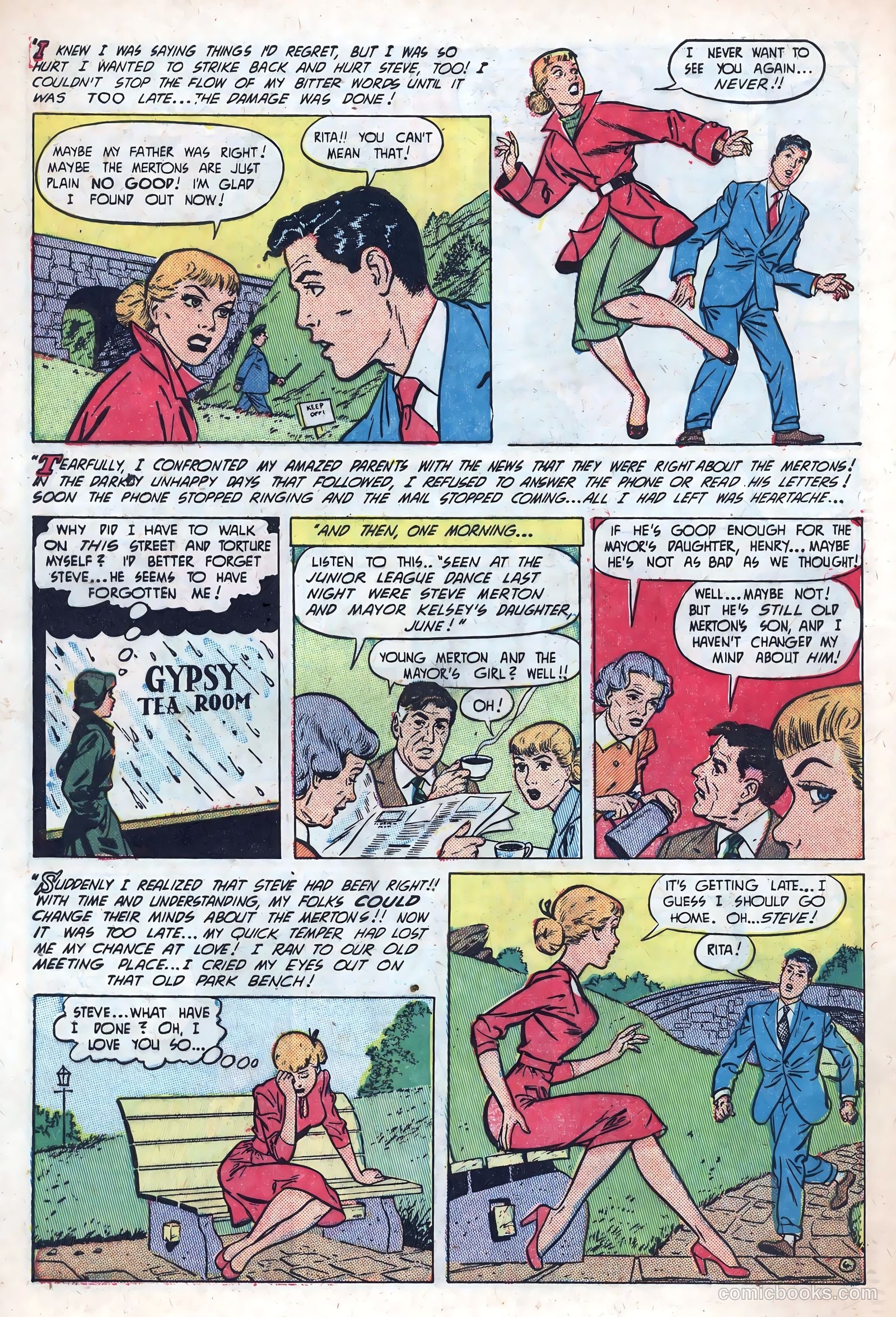 Best Romance #6 (1952) — page 7 of 36