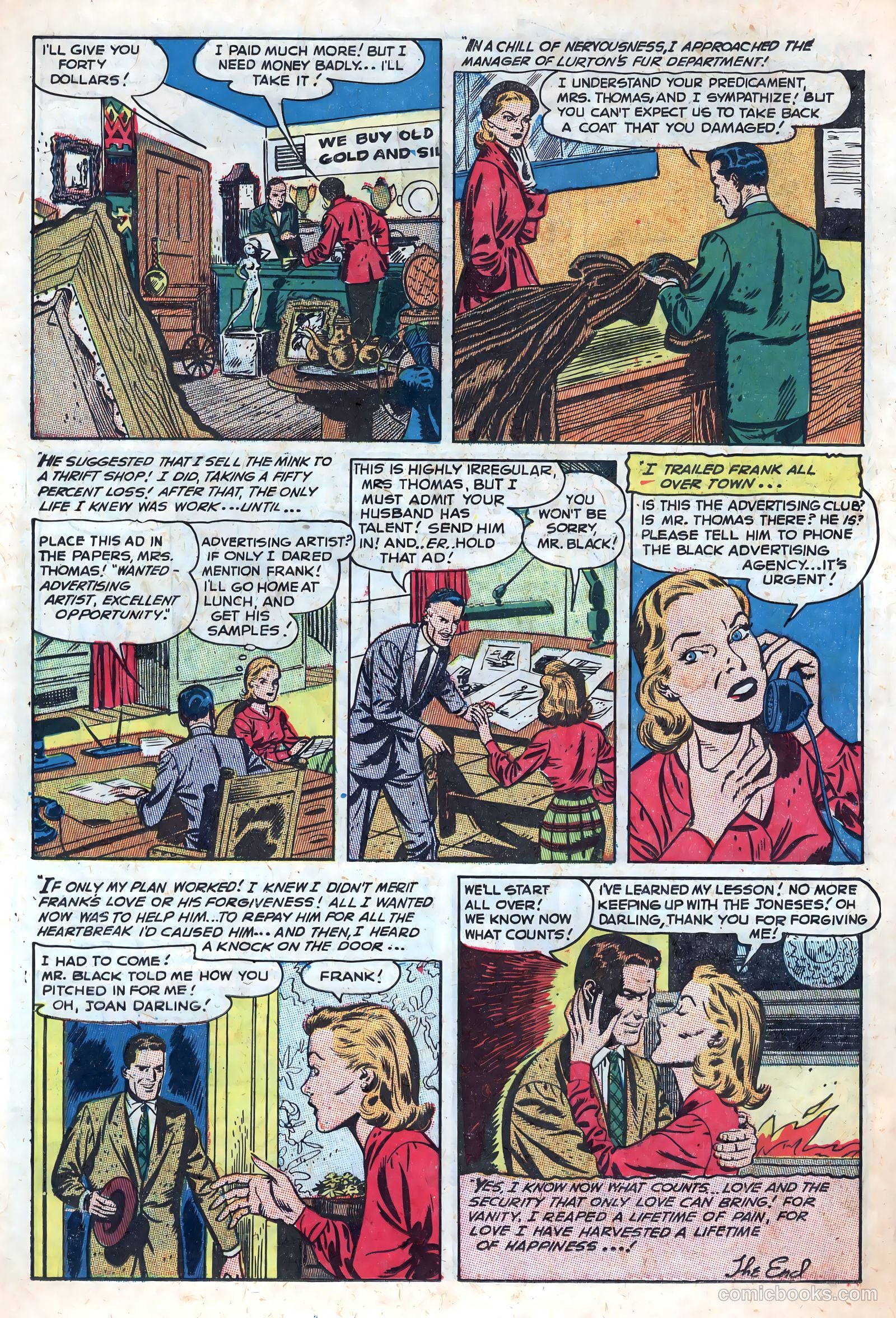 Best Romance #6 (1952) — page 17 of 36