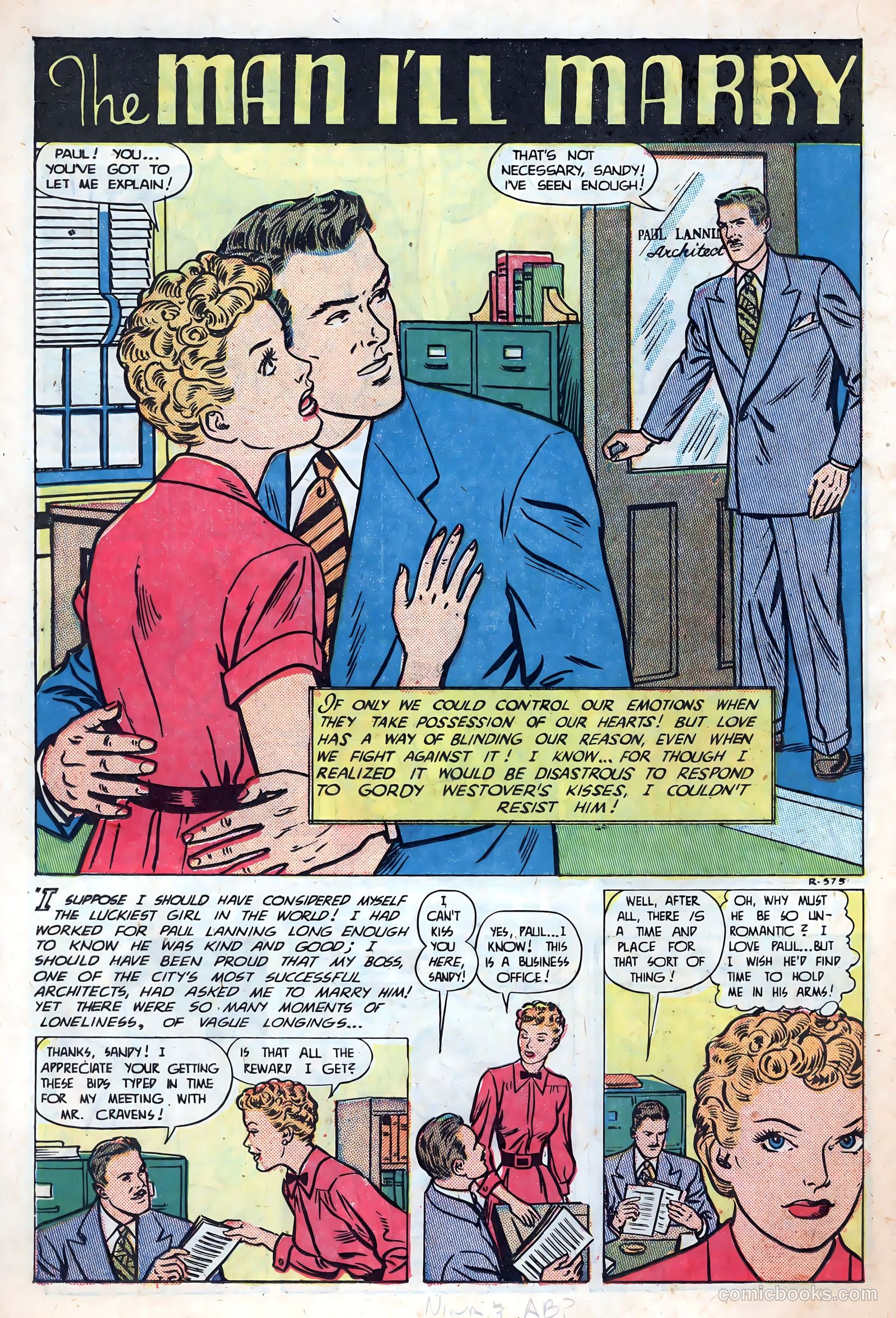 Best Romance #6 (1952) — page 25 of 36