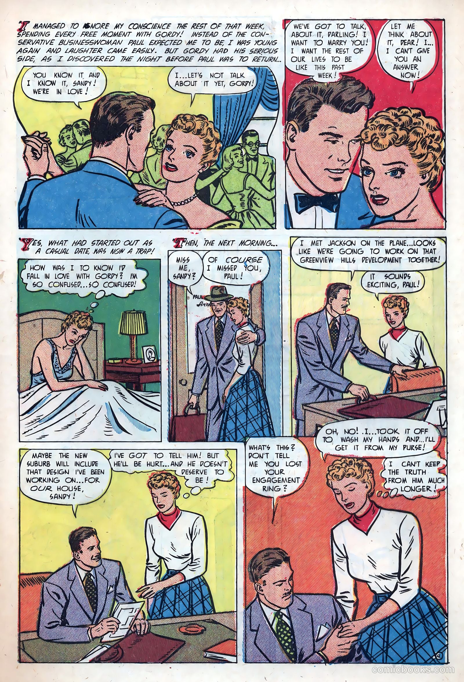 Best Romance #6 (1952) — page 28 of 36