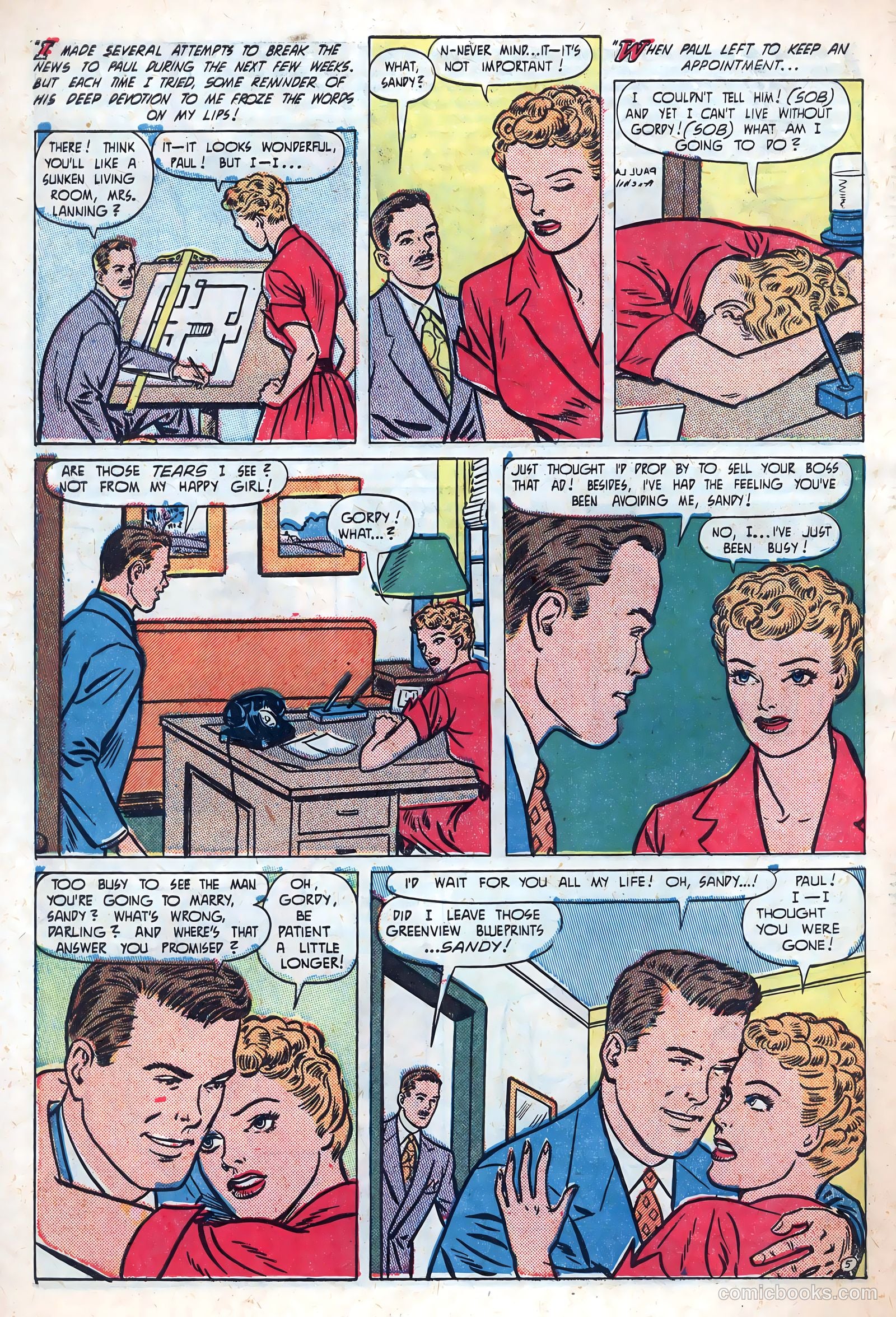 Best Romance #6 (1952) — page 29 of 36