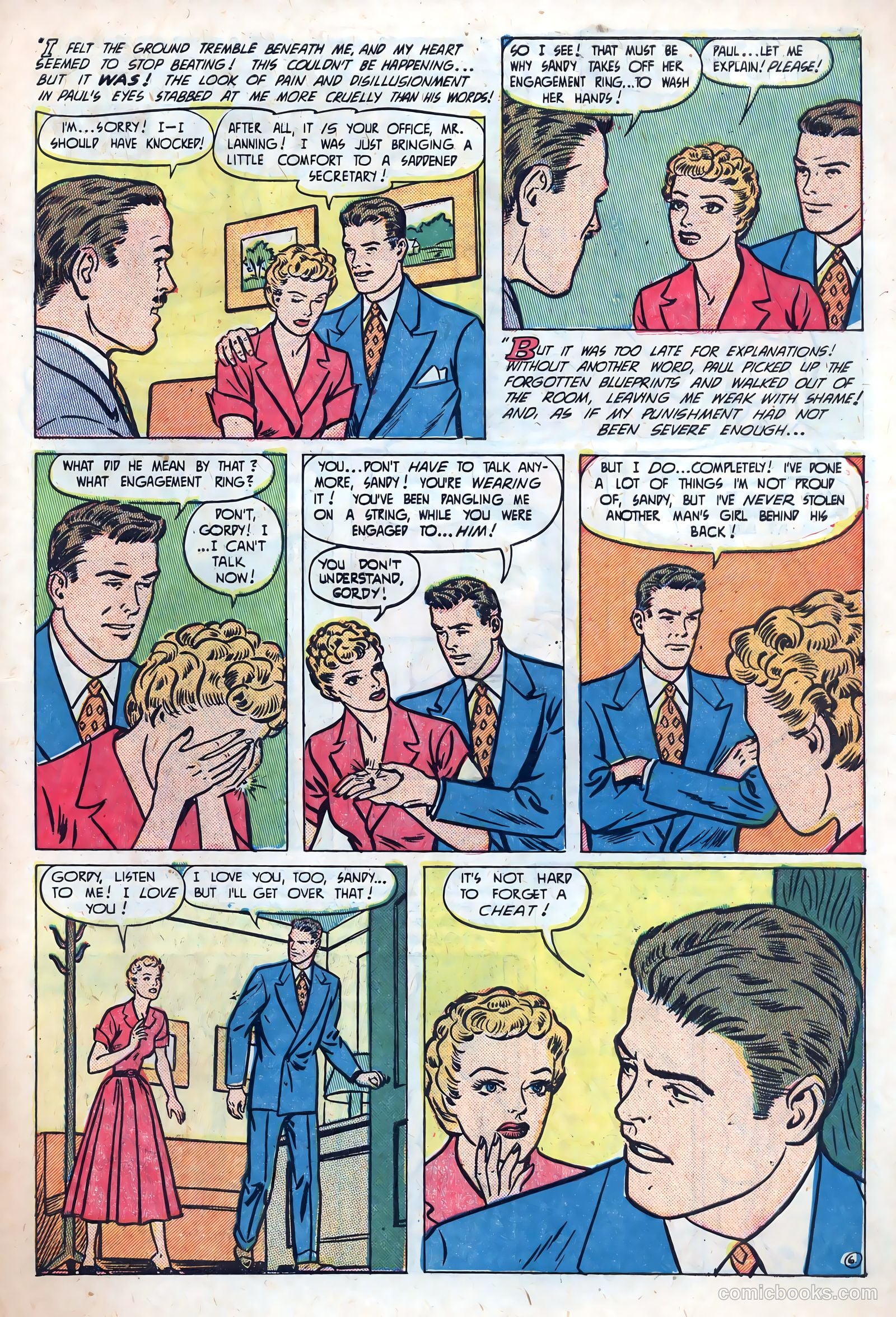 Best Romance #6 (1952) — page 30 of 36