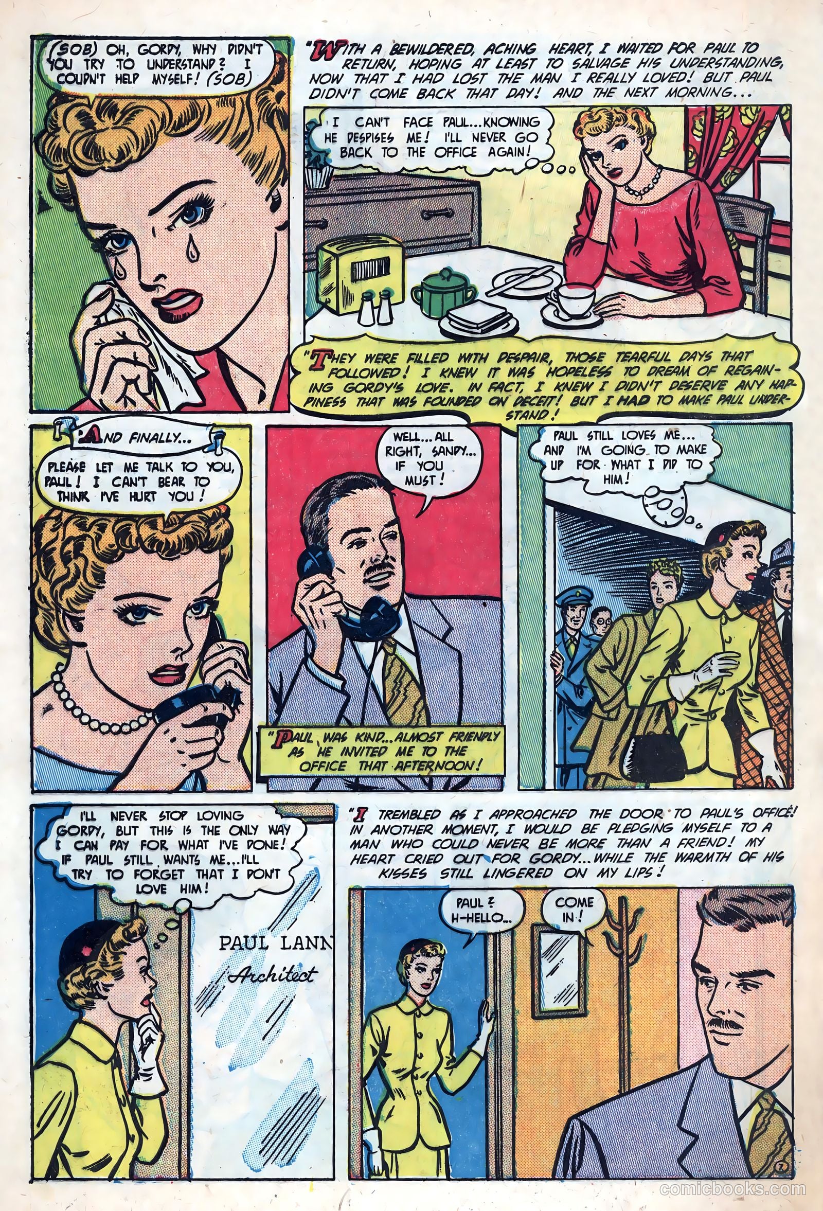 Best Romance #6 (1952) — page 31 of 36