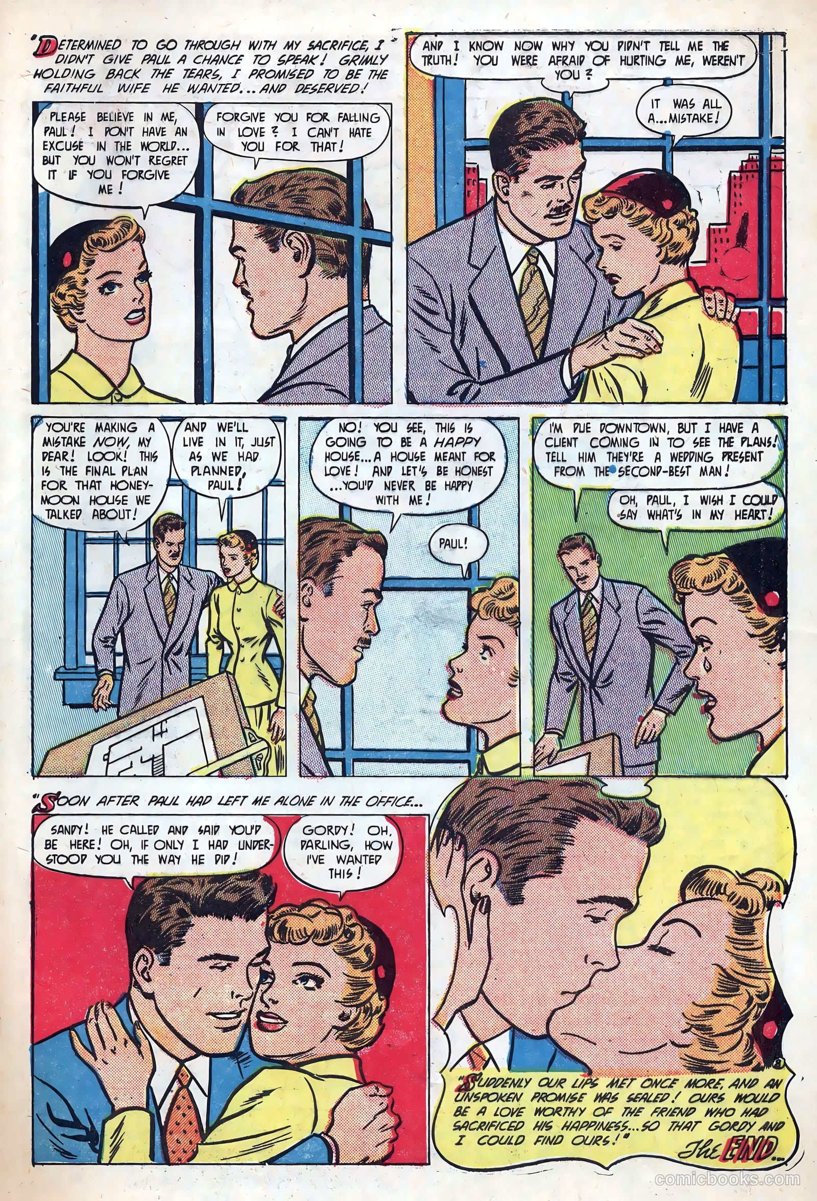 Best Romance #6 (1952) — page 32 of 36