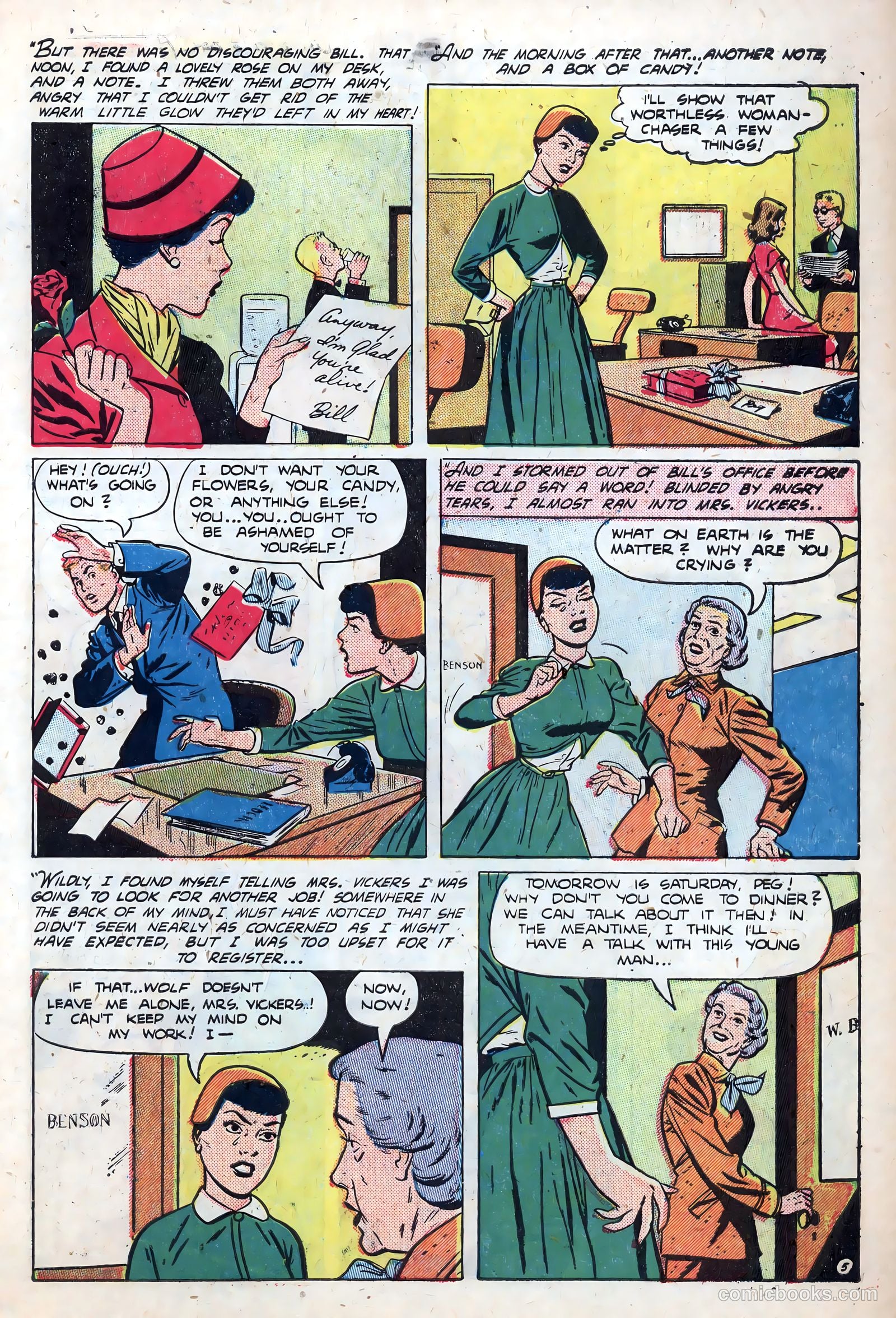 Best Romance #7 (1952) — page 7 of 36