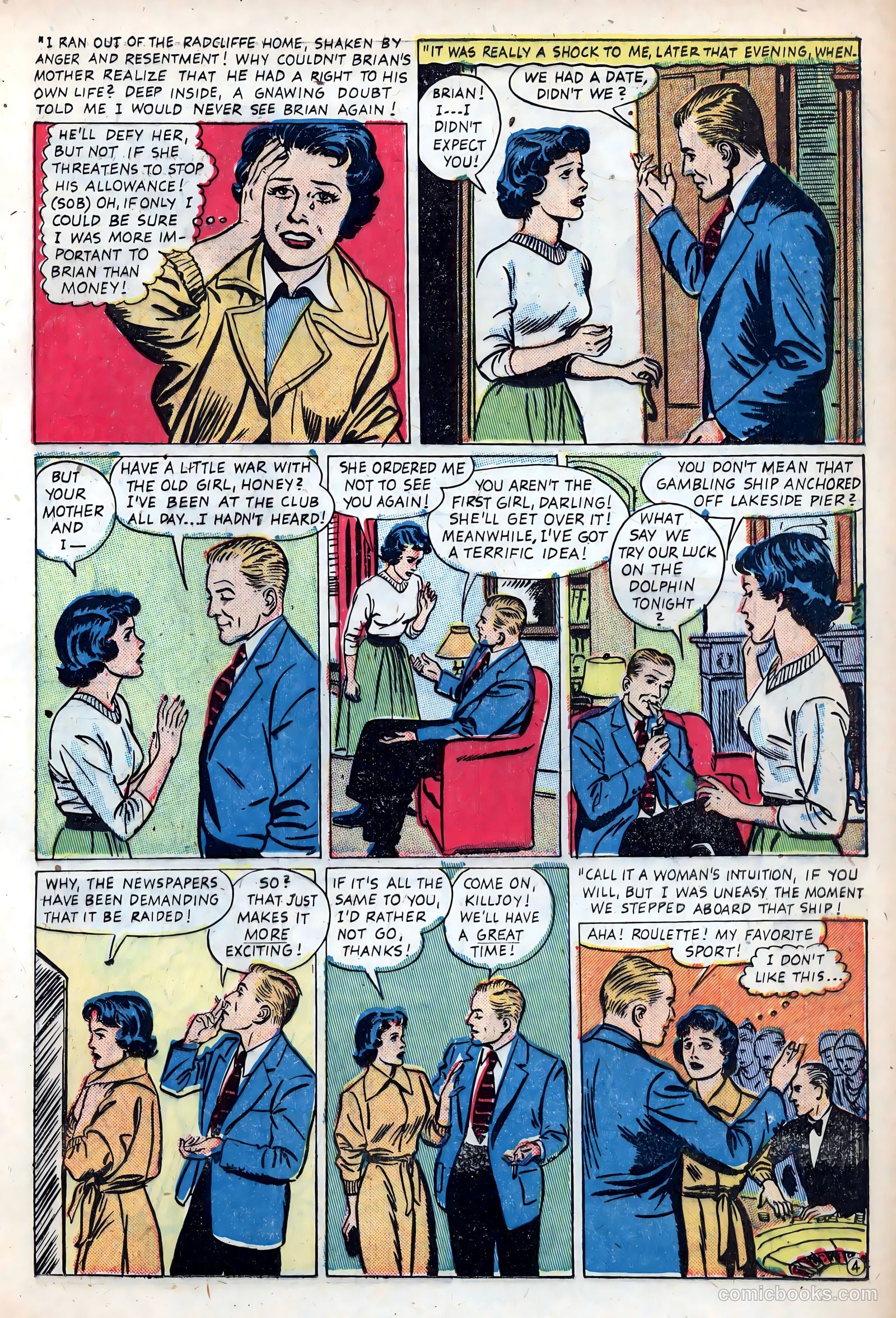 Best Romance #7 (1952) — page 17 of 36