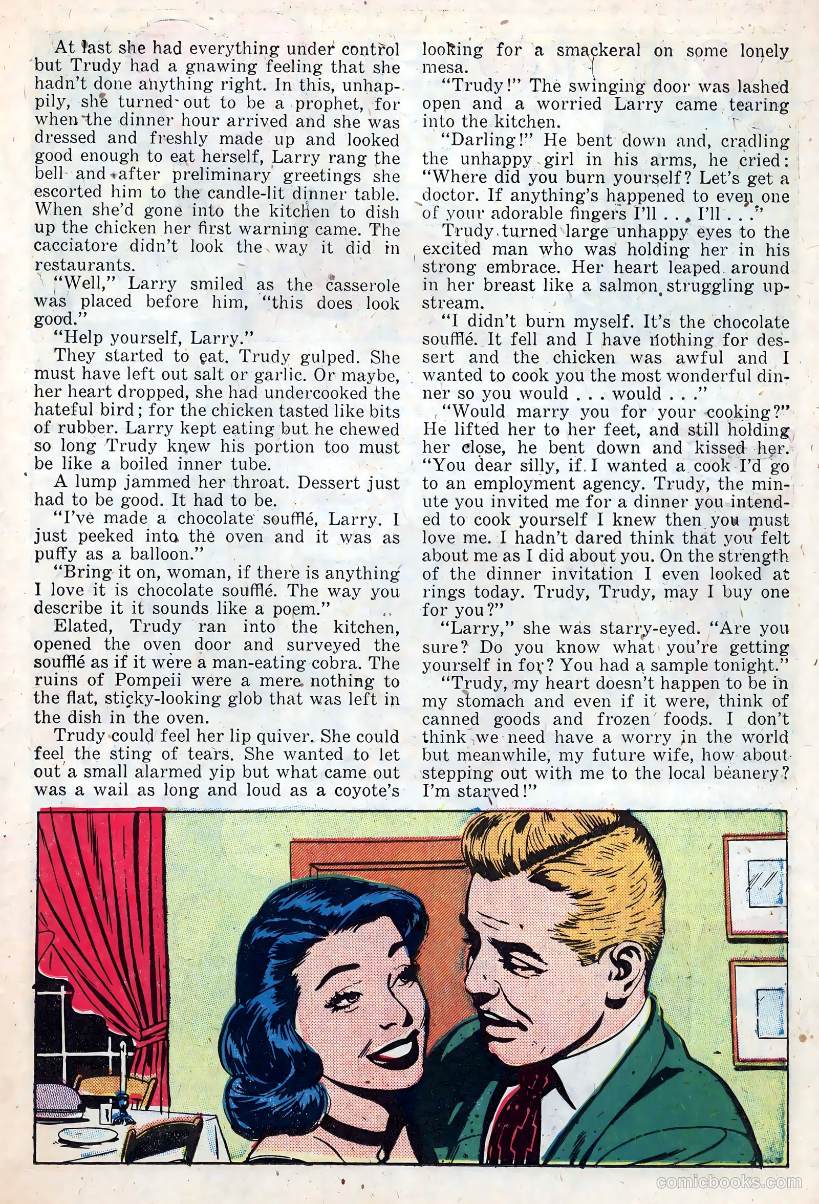 Best Romance #7 (1952) — page 23 of 36