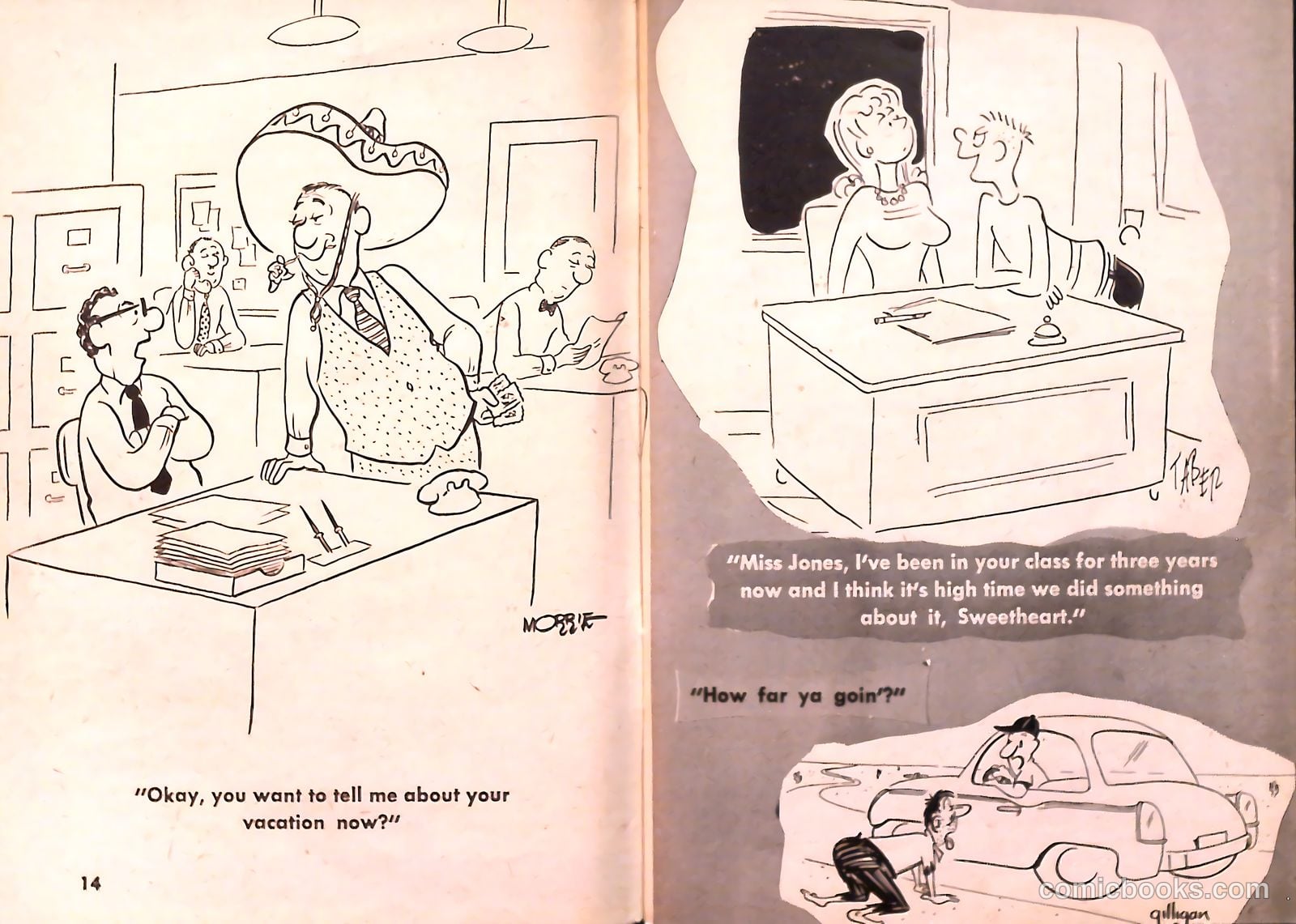 TV Girls and Gags #6 (1955) — page 8 of 51