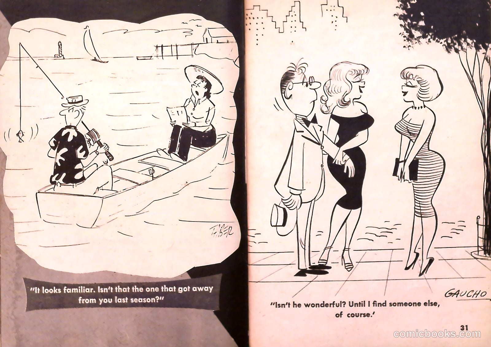 TV Girls and Gags #6 (1955) — page 16 of 51