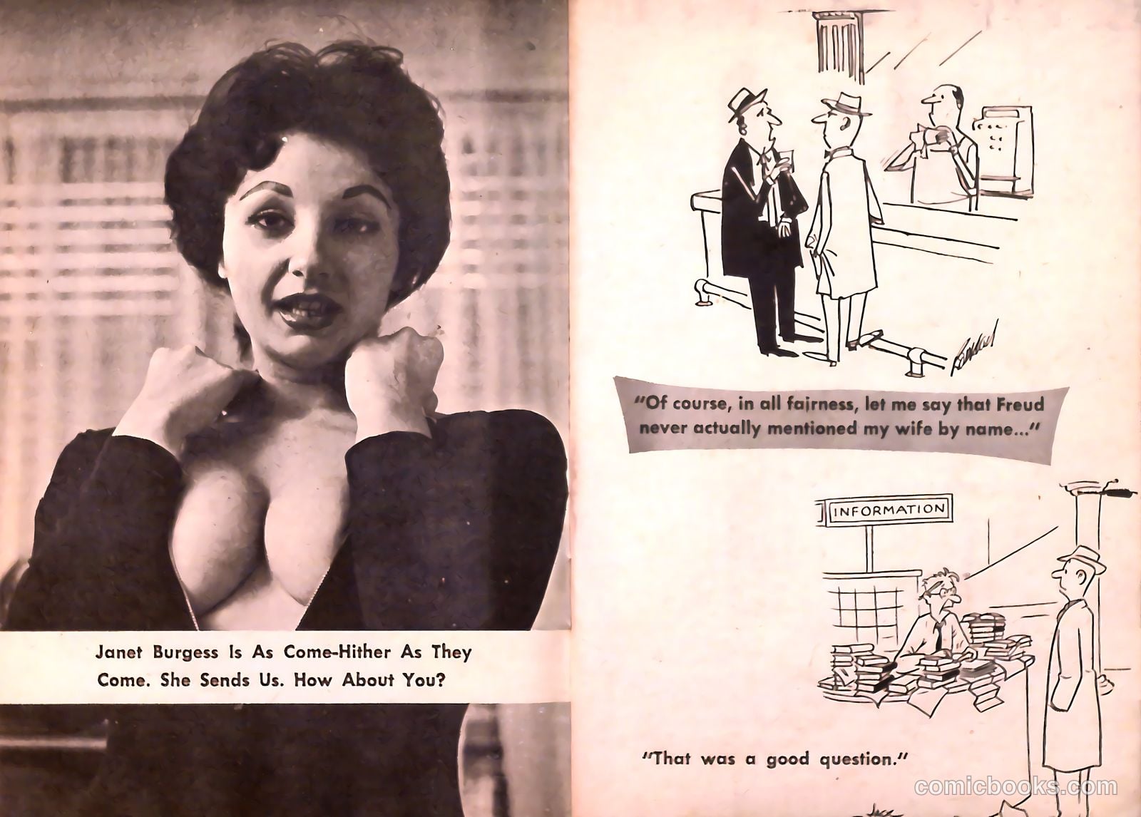 TV Girls and Gags #6 (1955) — page 21 of 51