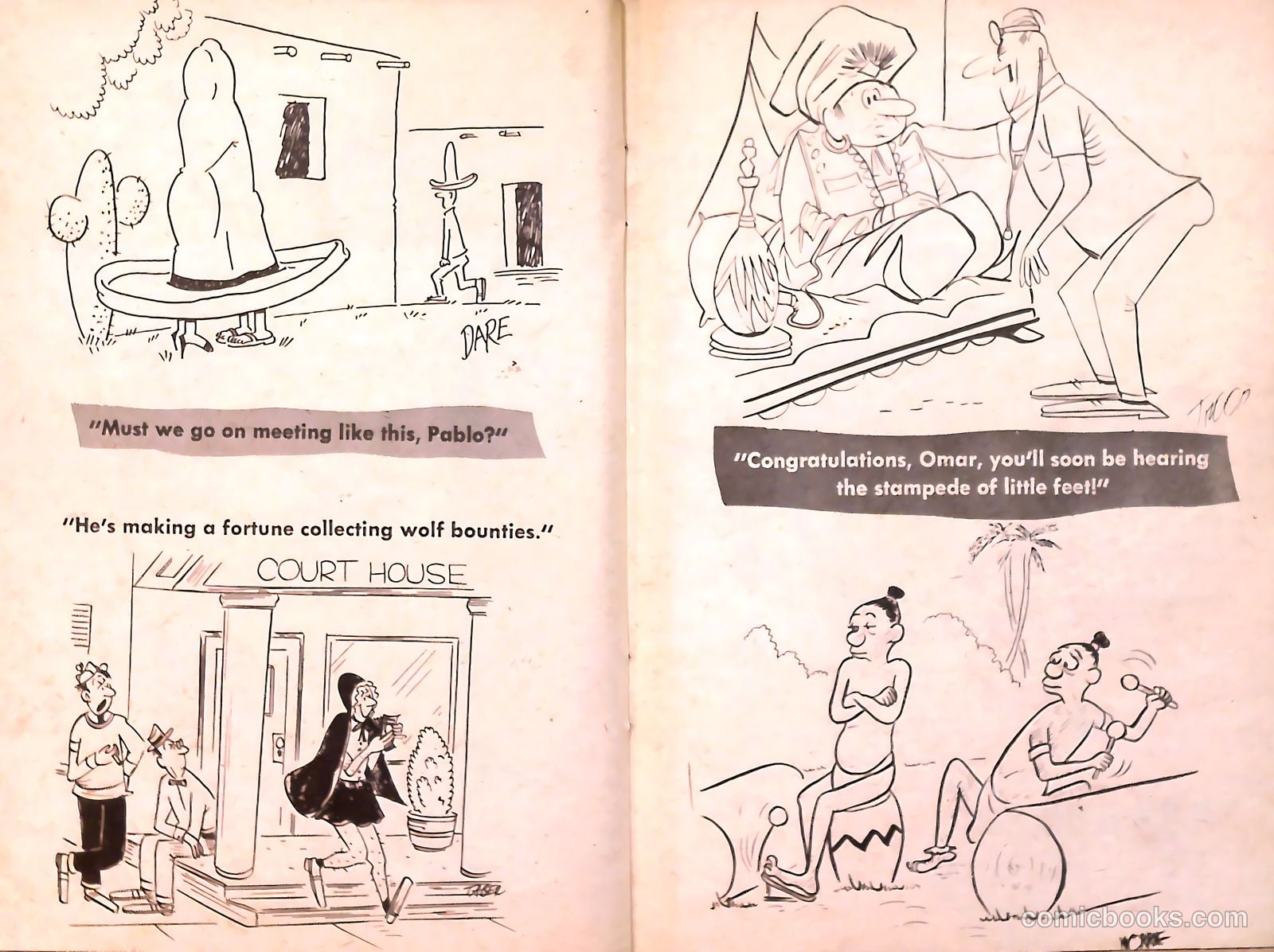 TV Girls and Gags #6 (1955) — page 28 of 51