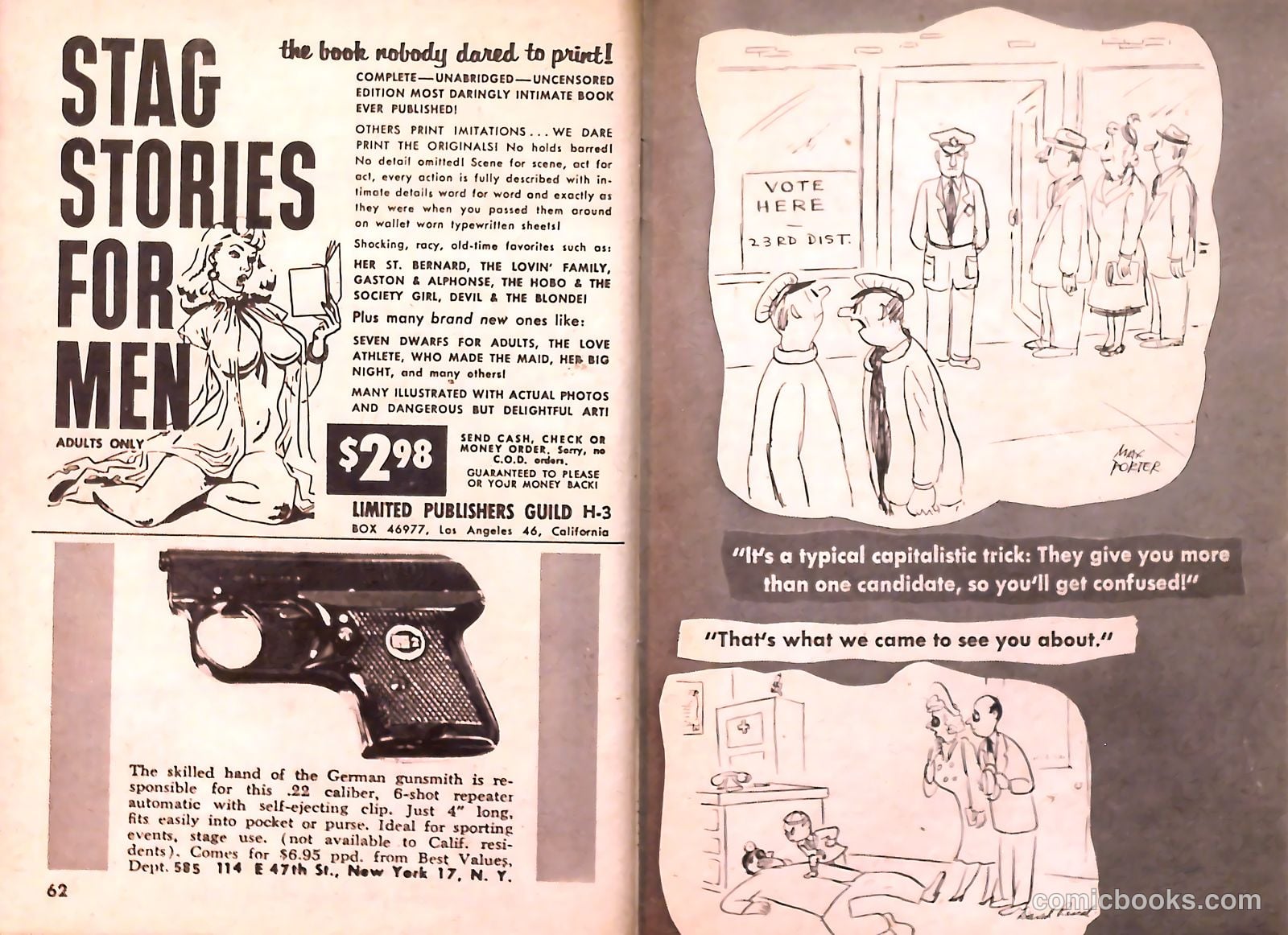 TV Girls and Gags #6 (1955) — page 32 of 51