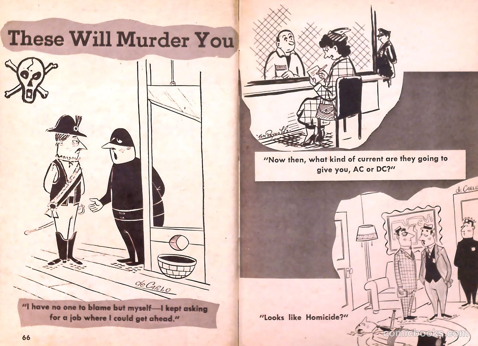 TV Girls and Gags #6 (1955) — page 34 of 51