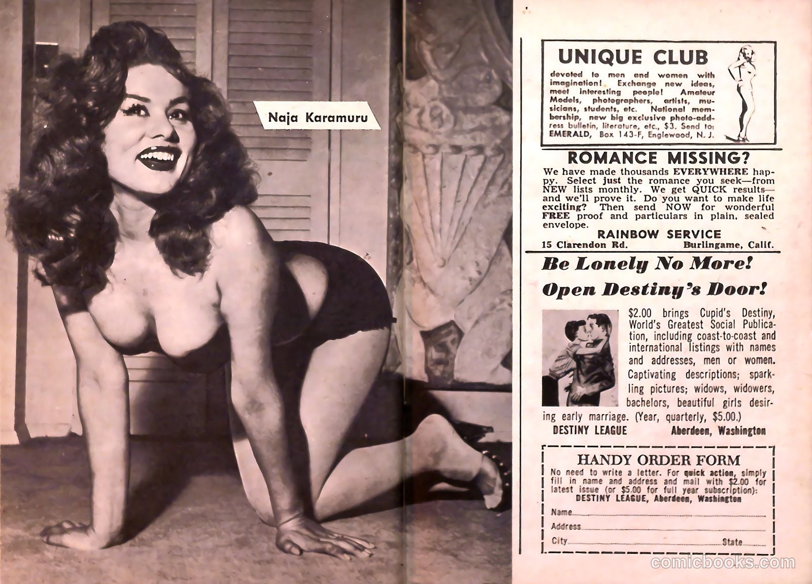 TV Girls and Gags #6 (1955) — page 35 of 51