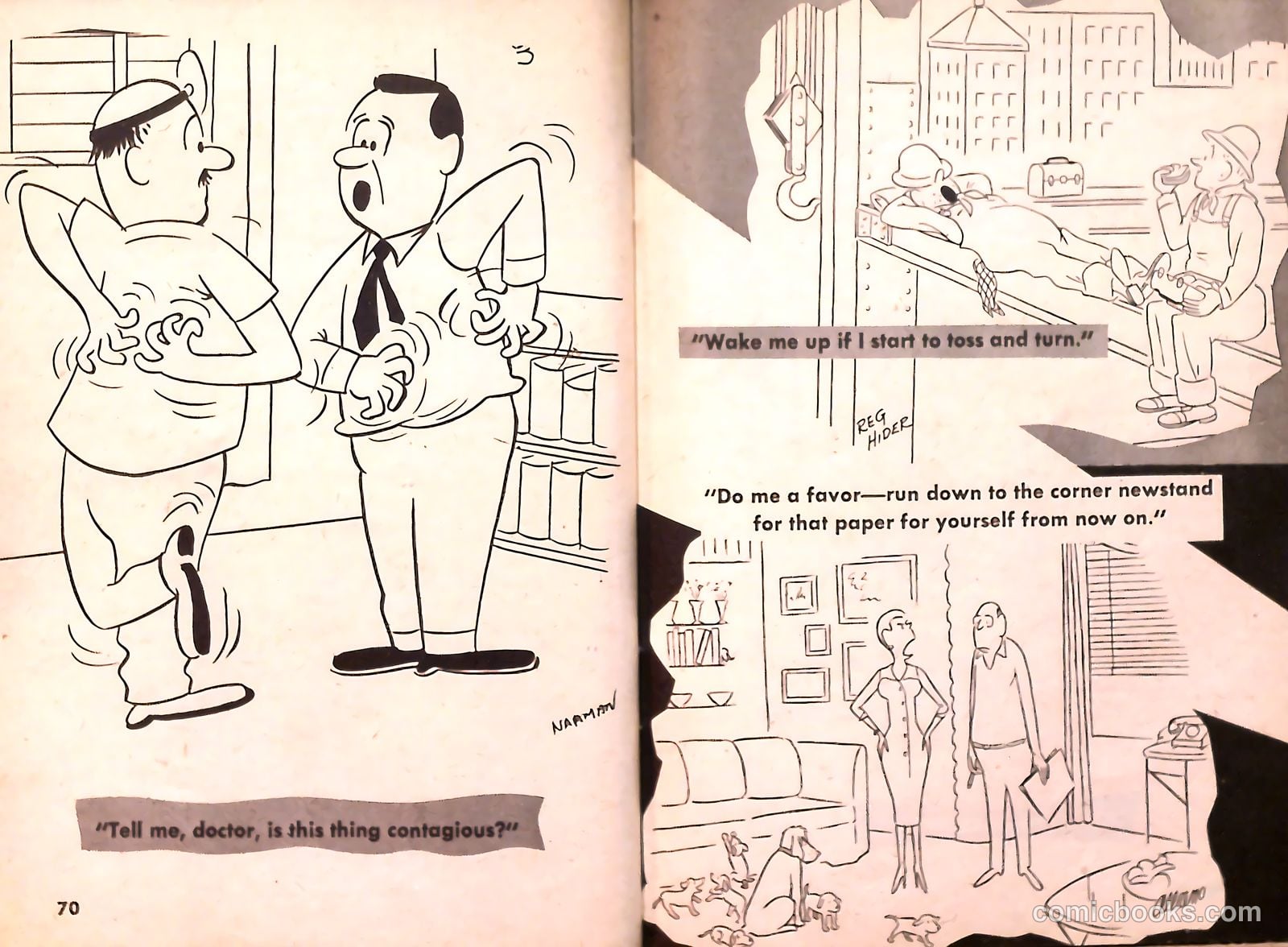 TV Girls and Gags #6 (1955) — page 36 of 51
