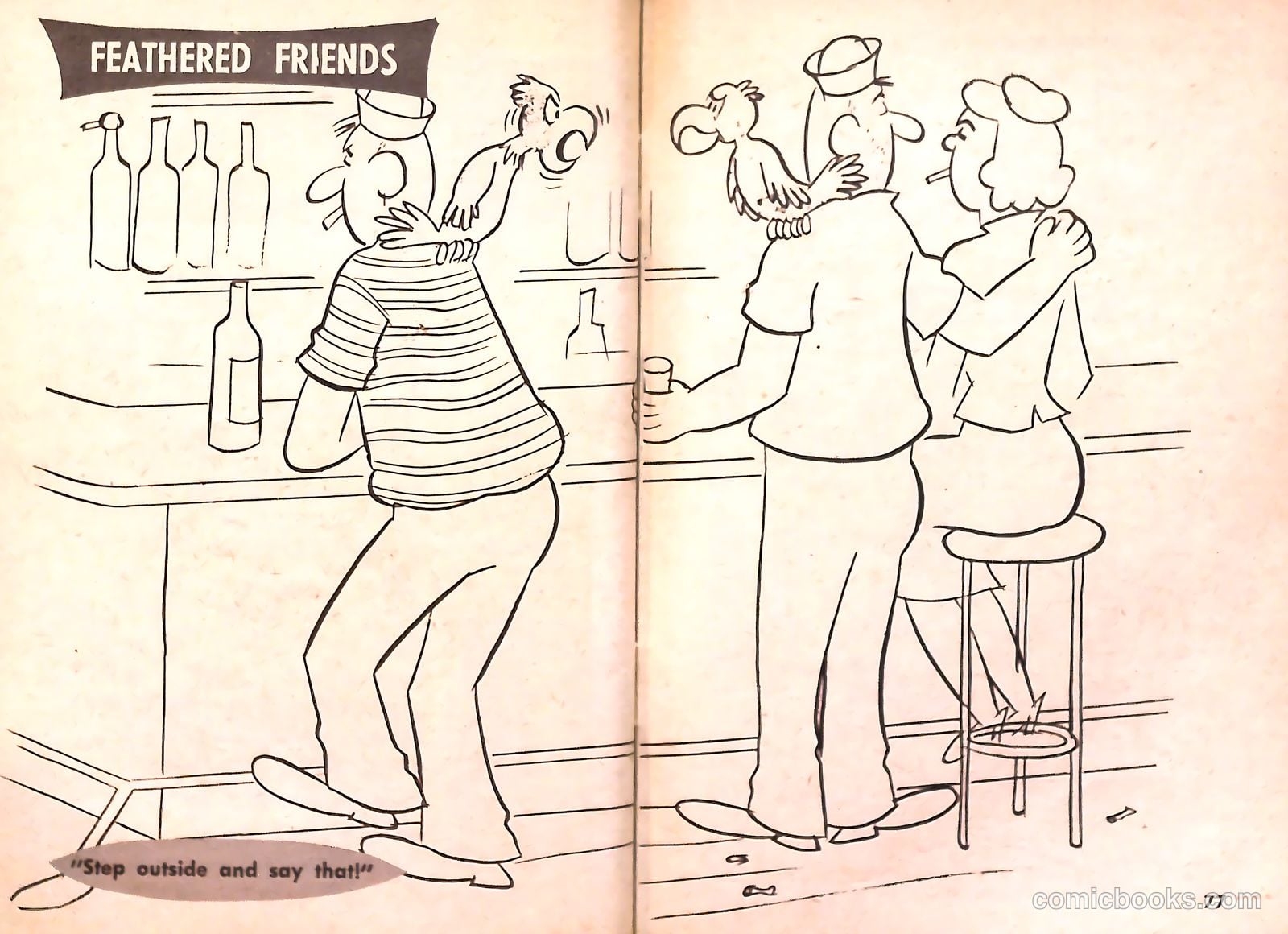 TV Girls and Gags #6 (1955) — page 39 of 51