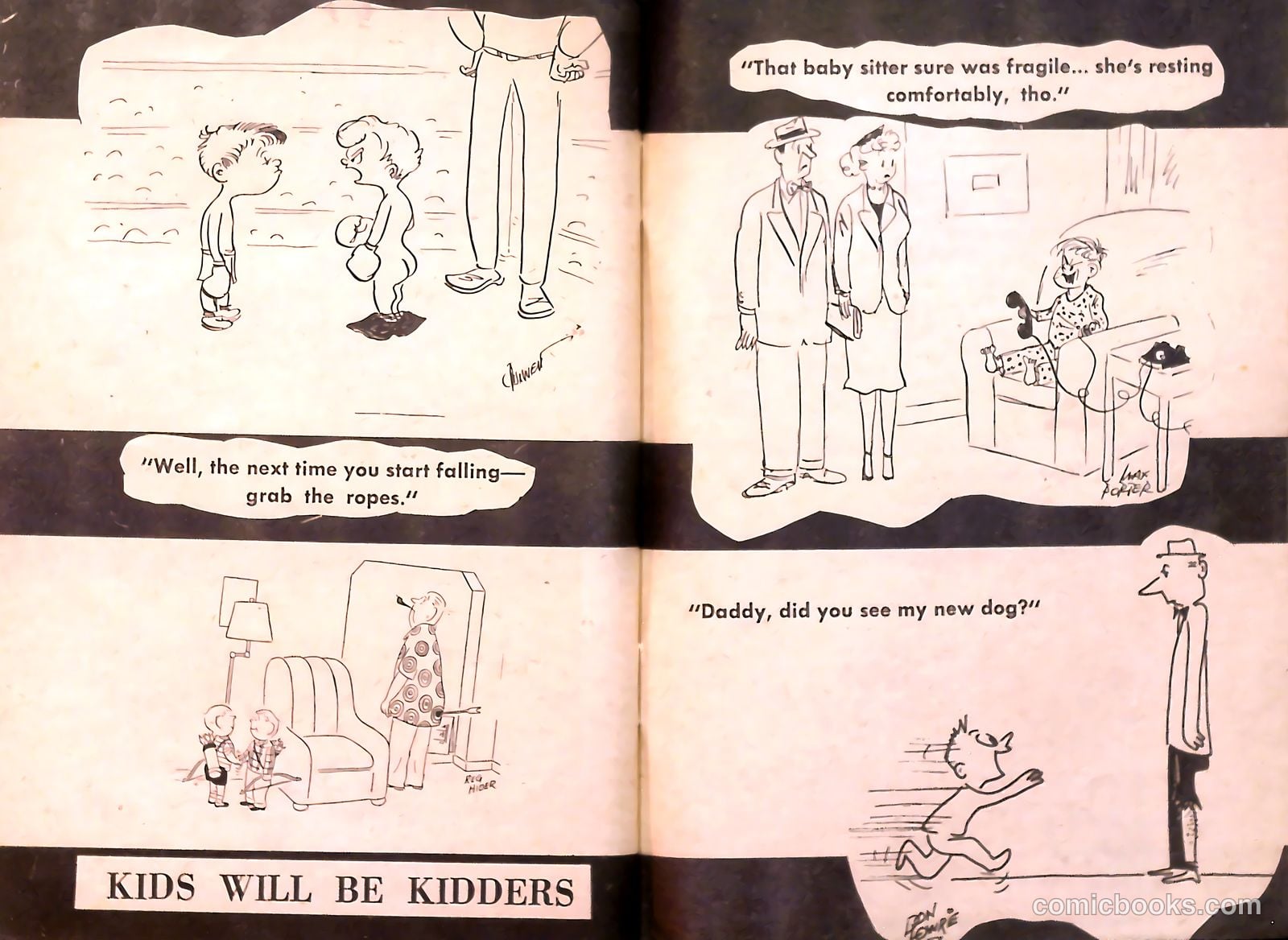 TV Girls and Gags #6 (1955) — page 47 of 51
